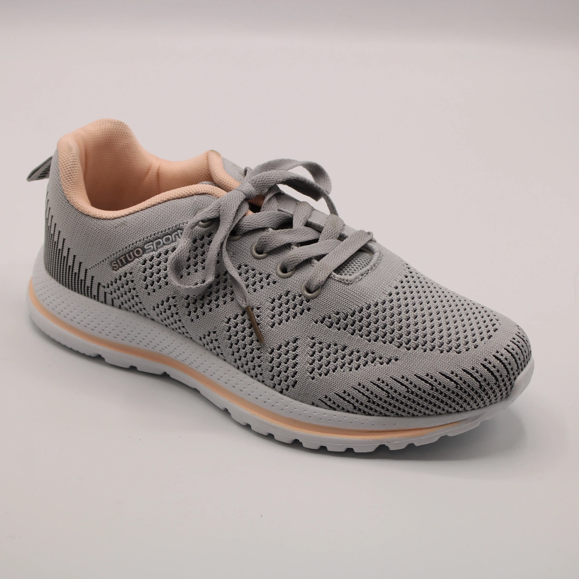 Женские кроссовки серого цвета SITUO BS02-1387