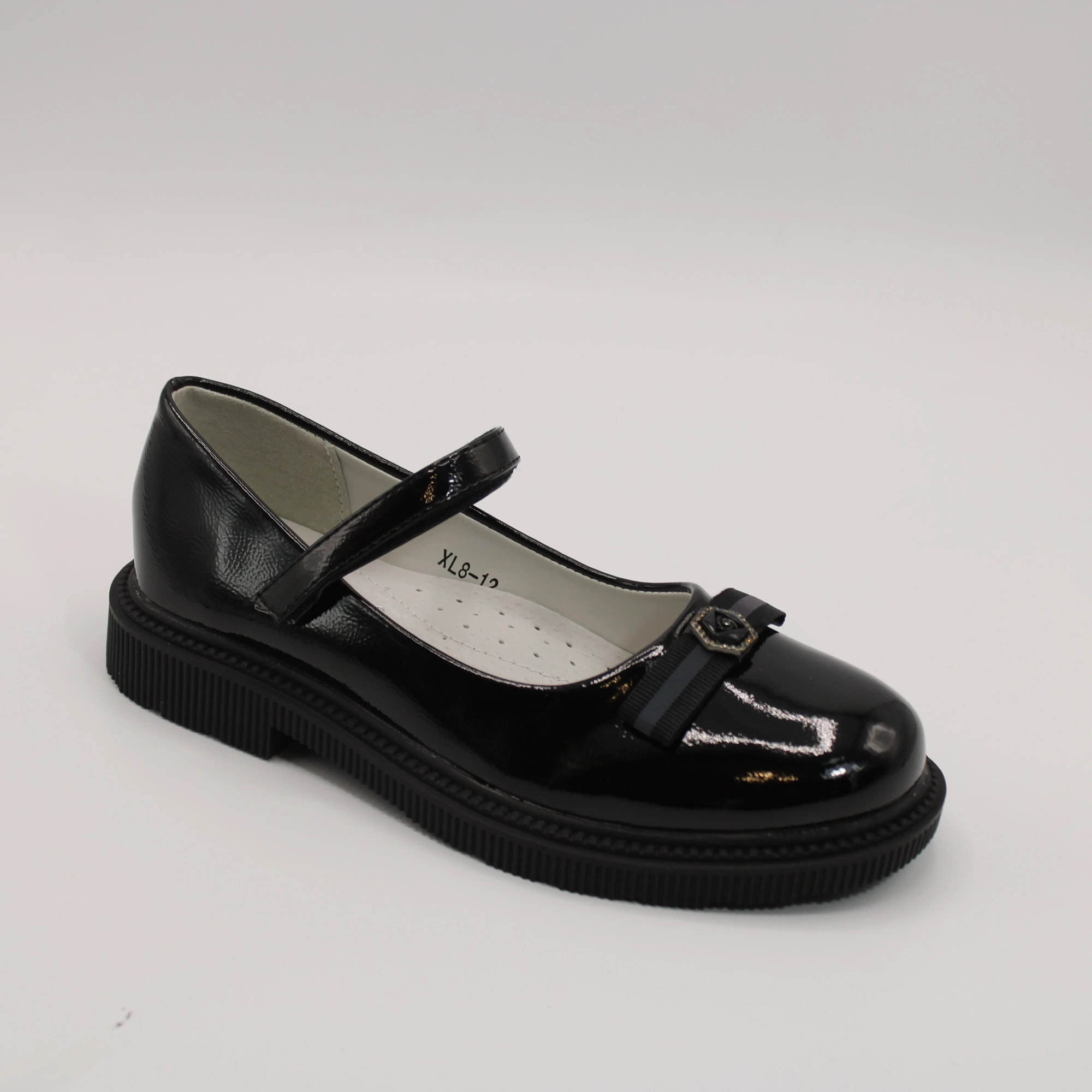 Детские туфли черного цвета ИРИНА BS03-2998