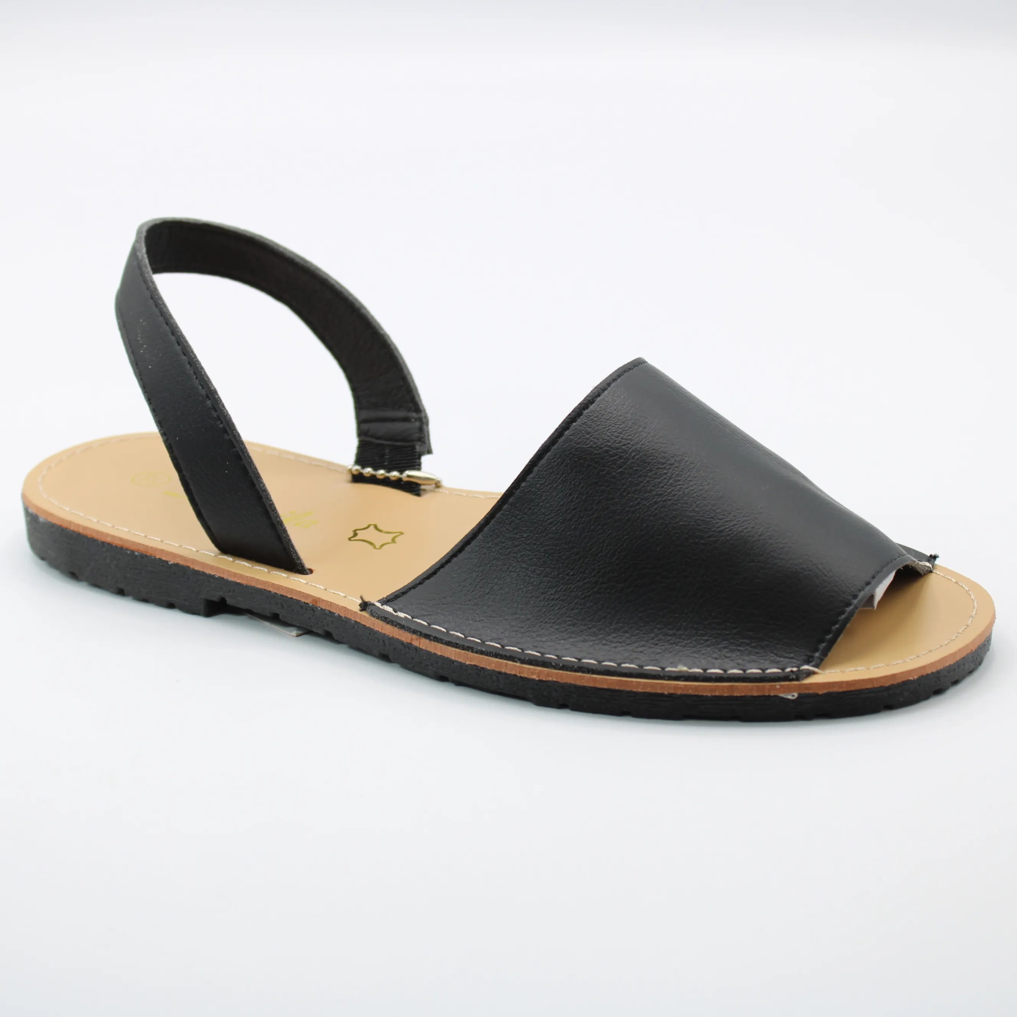 Женские летние босоножки черного цвета SAIVVILA BS01-725