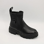 Женские ботинки черного цвета PURLINA BS02-1358