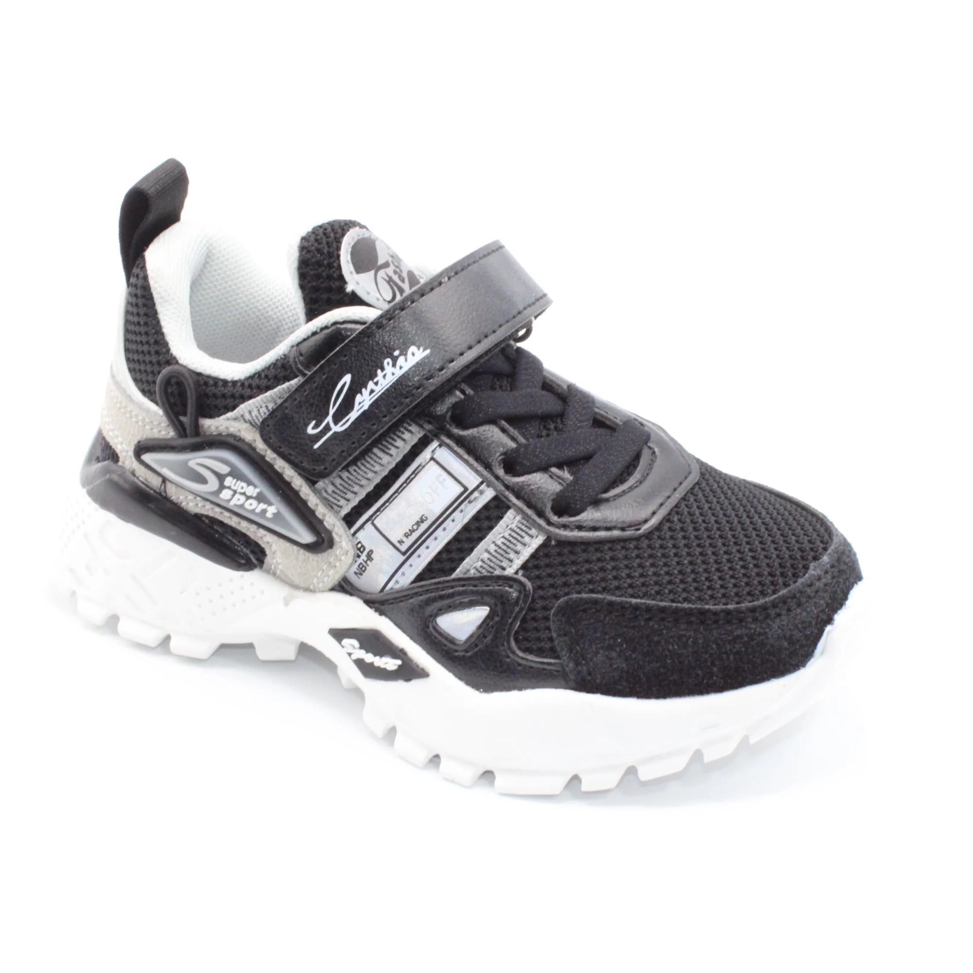 Детские весенние кроссовки черного цвета BESSKY BS03-2593