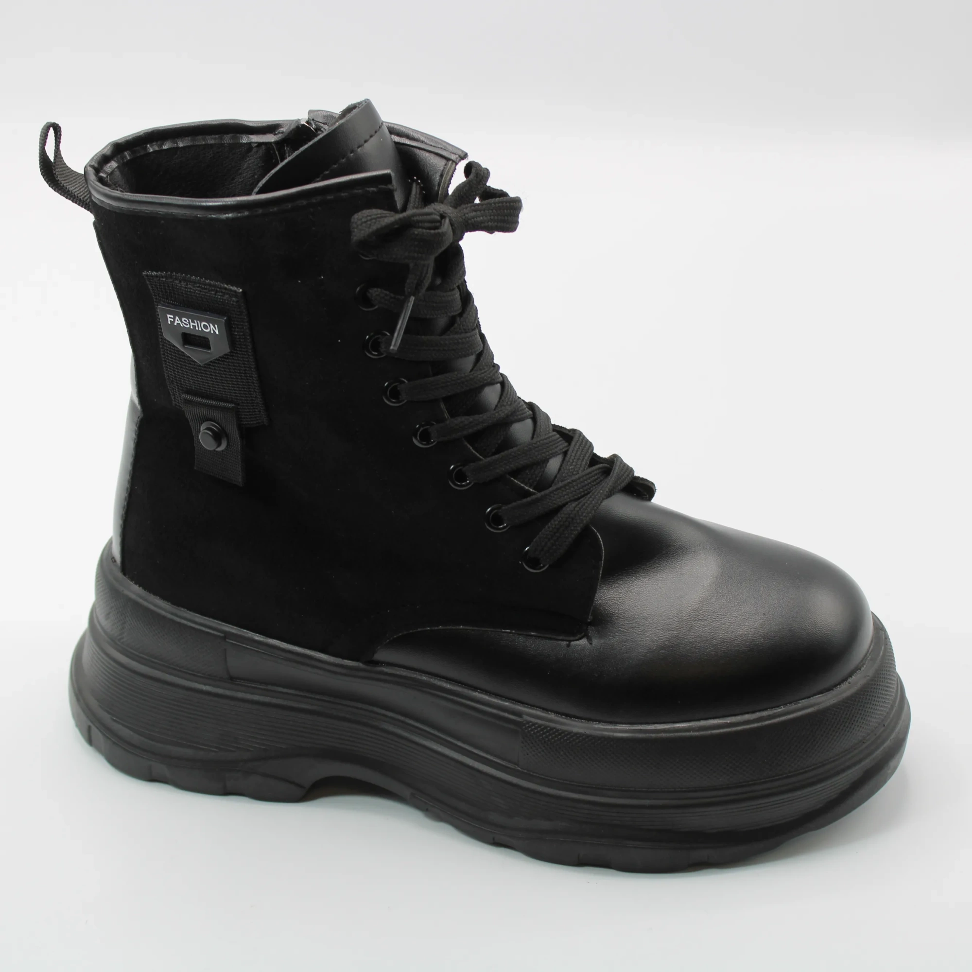 Женские зимние ботинки черного цвета SANYIDIN BS02-933