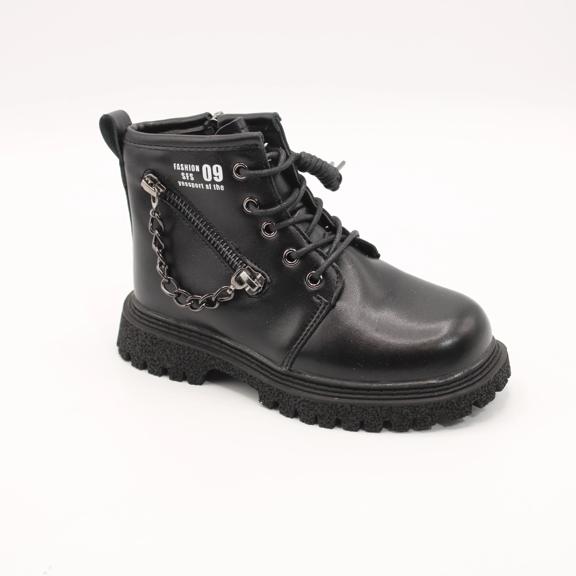 Детские ботинки черного цвета BESSKY BS05-1220