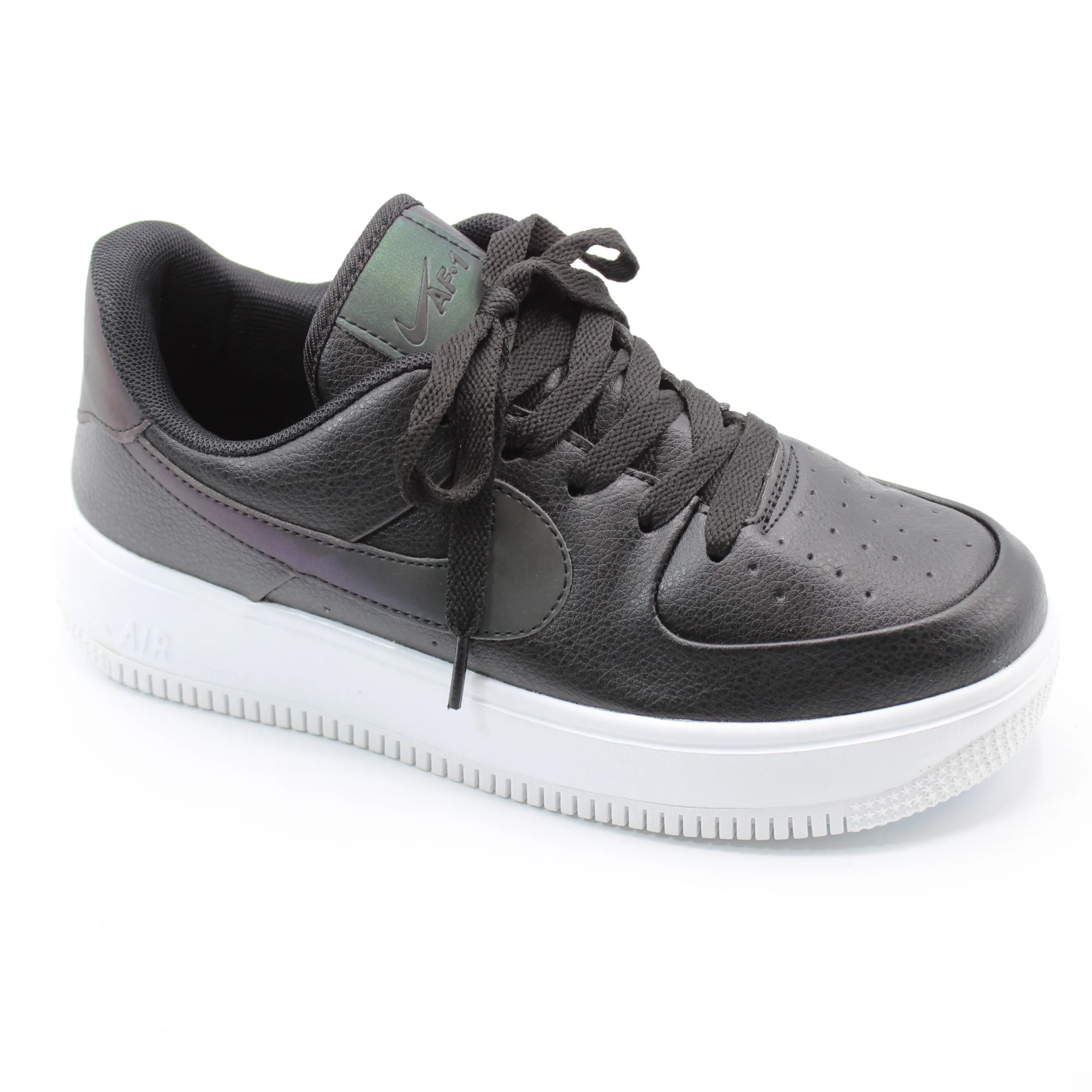 Женские осенние кроссовки черного цвета NIKE BS01-832