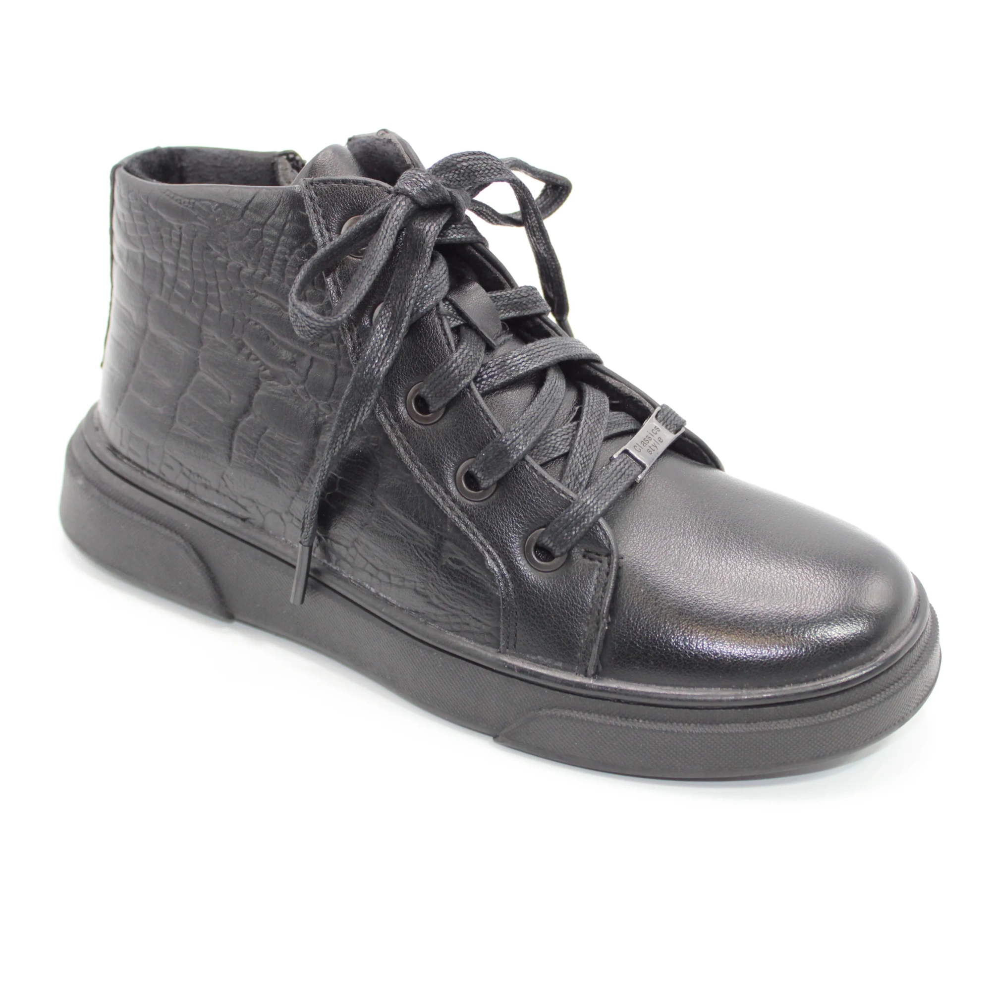 Детские ботинки черного цвета КАЛОРИЯ BS03-2785