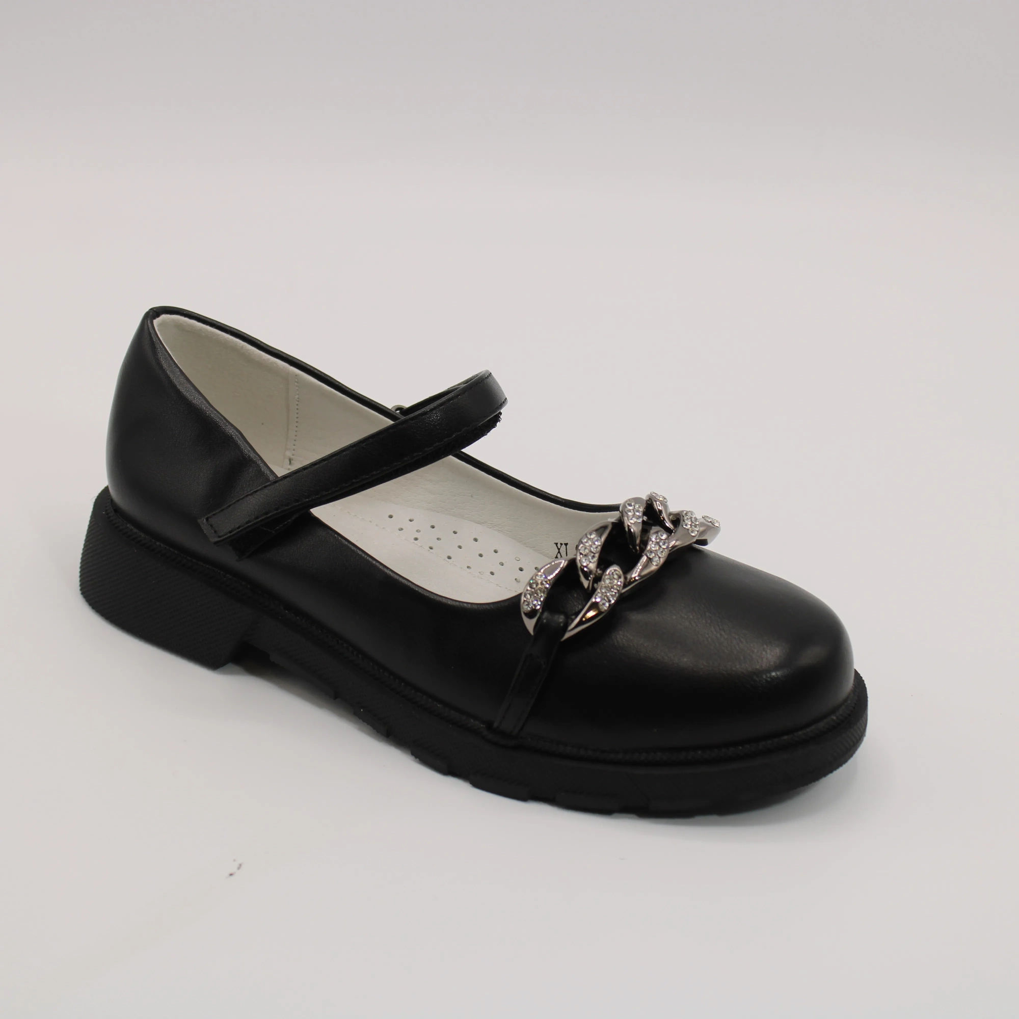 Детские туфли черного цвета ИРИНА BS03-2996