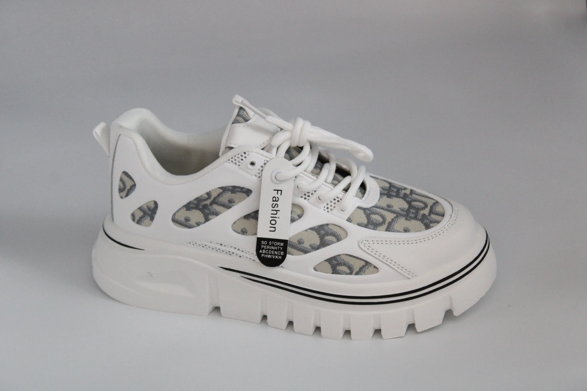 Женские весенние кроссовки белого цвета MEGER BS02-995