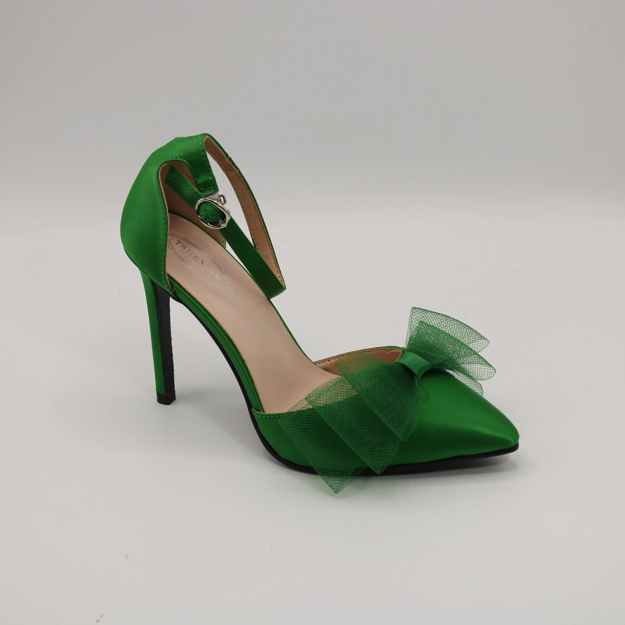 Женские туфли зеленого цвета TSJIEMAN BS02-1690