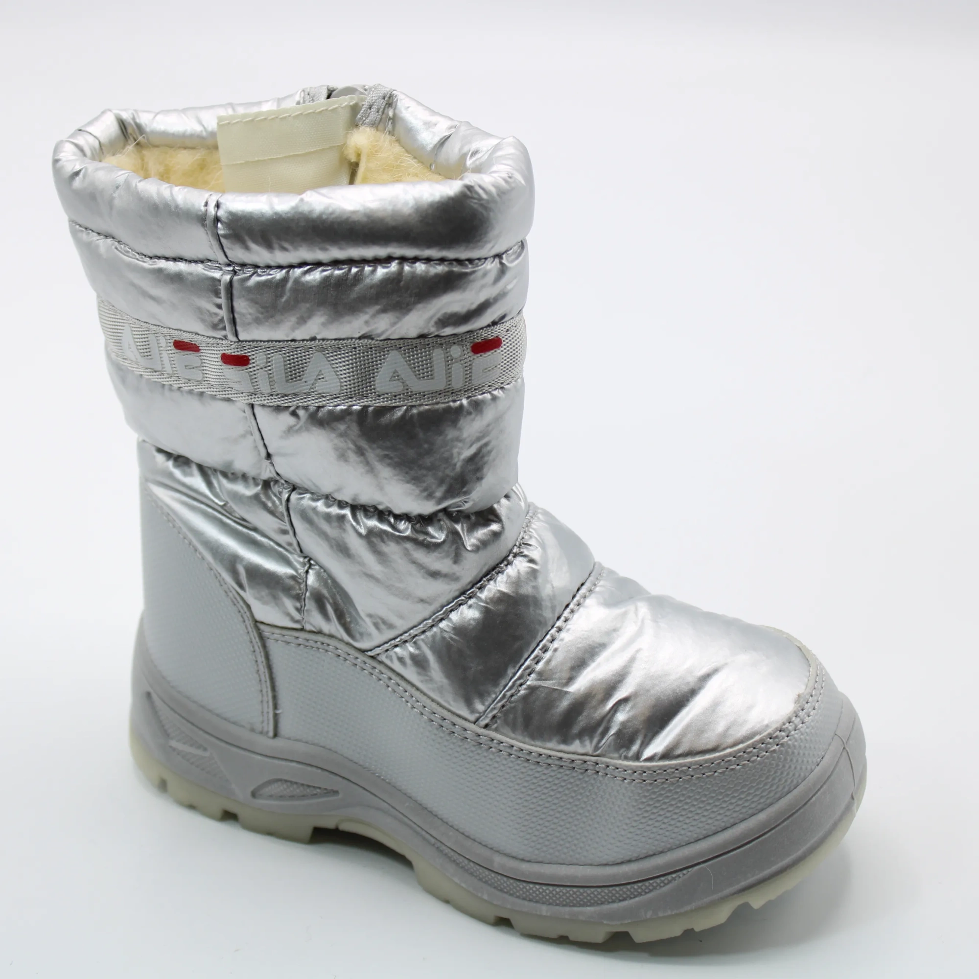 Детские зимние дутики серебряного цвета TOMAX BS06-469