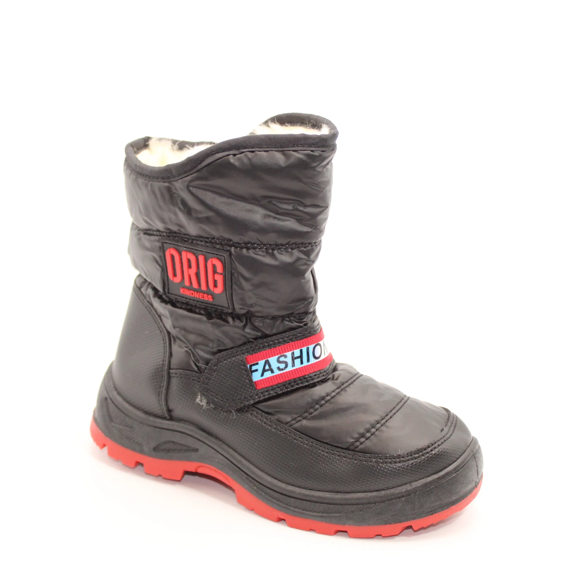 Детские дутики черного цвета TOMAX BS05-435