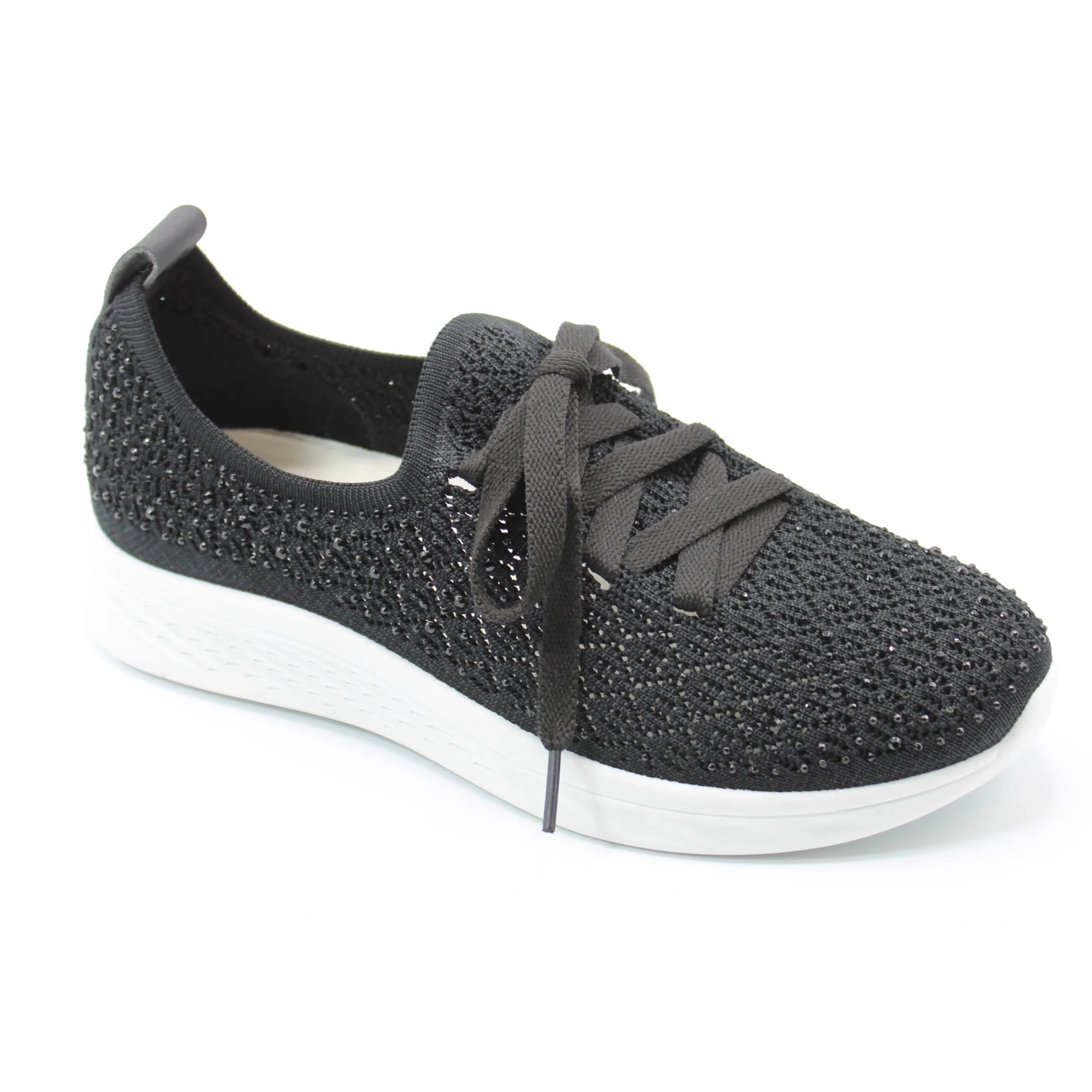 Женские летние слипоны черного цвета ДЕРЕВЬЯ BS01-531