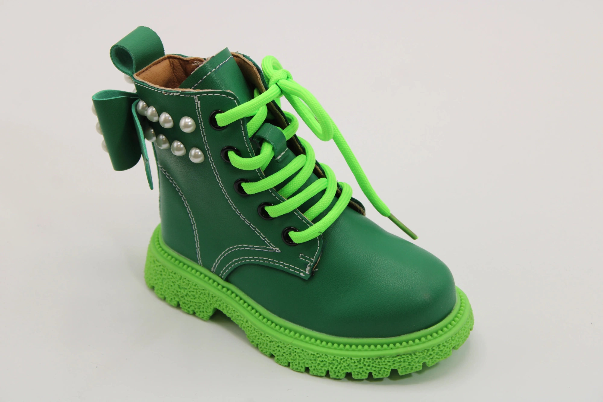 Детские ботинки зеленого цвета ALINA ANGEL BS05-792