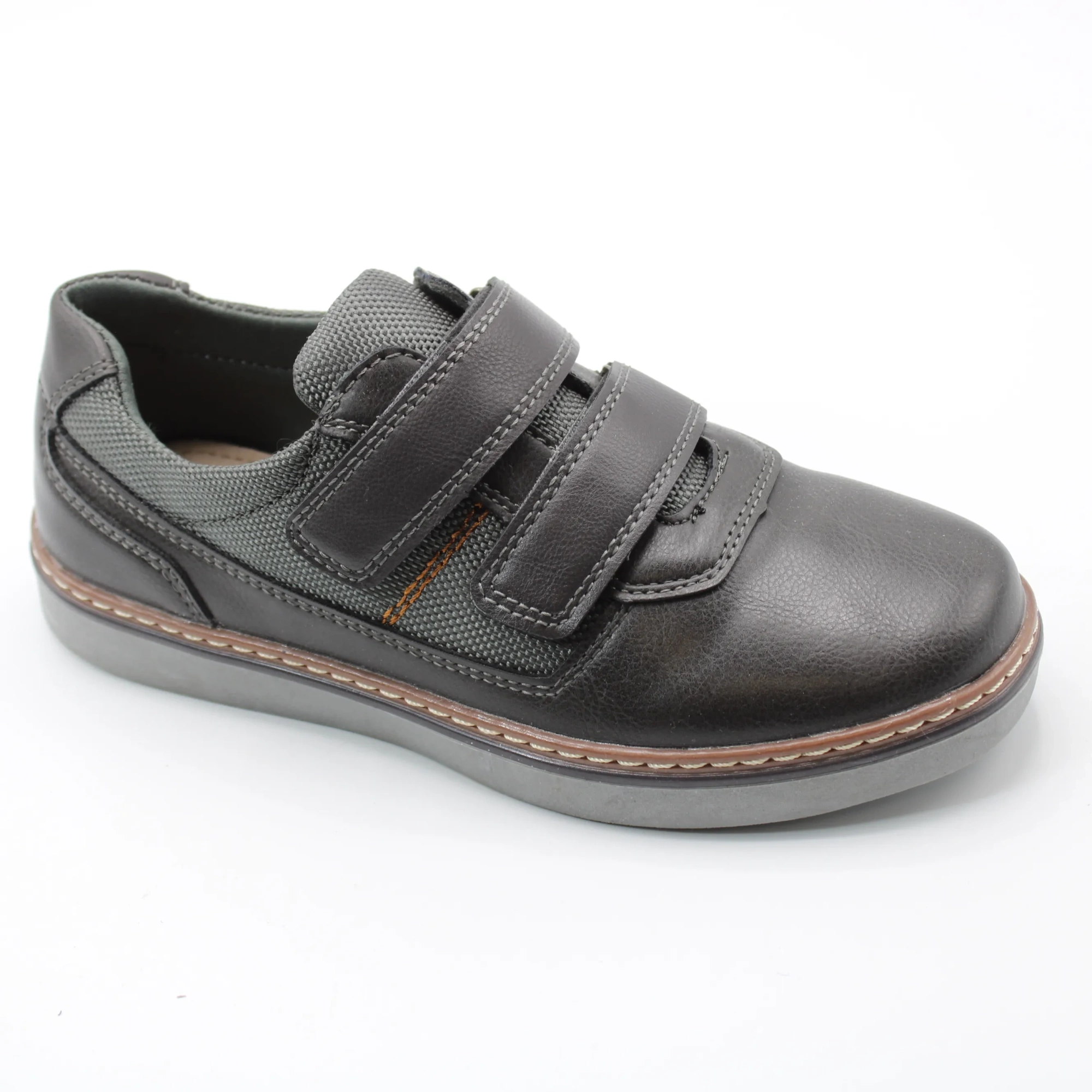 Детские осенние туфли коричневого цвета MEITESI BS06-325