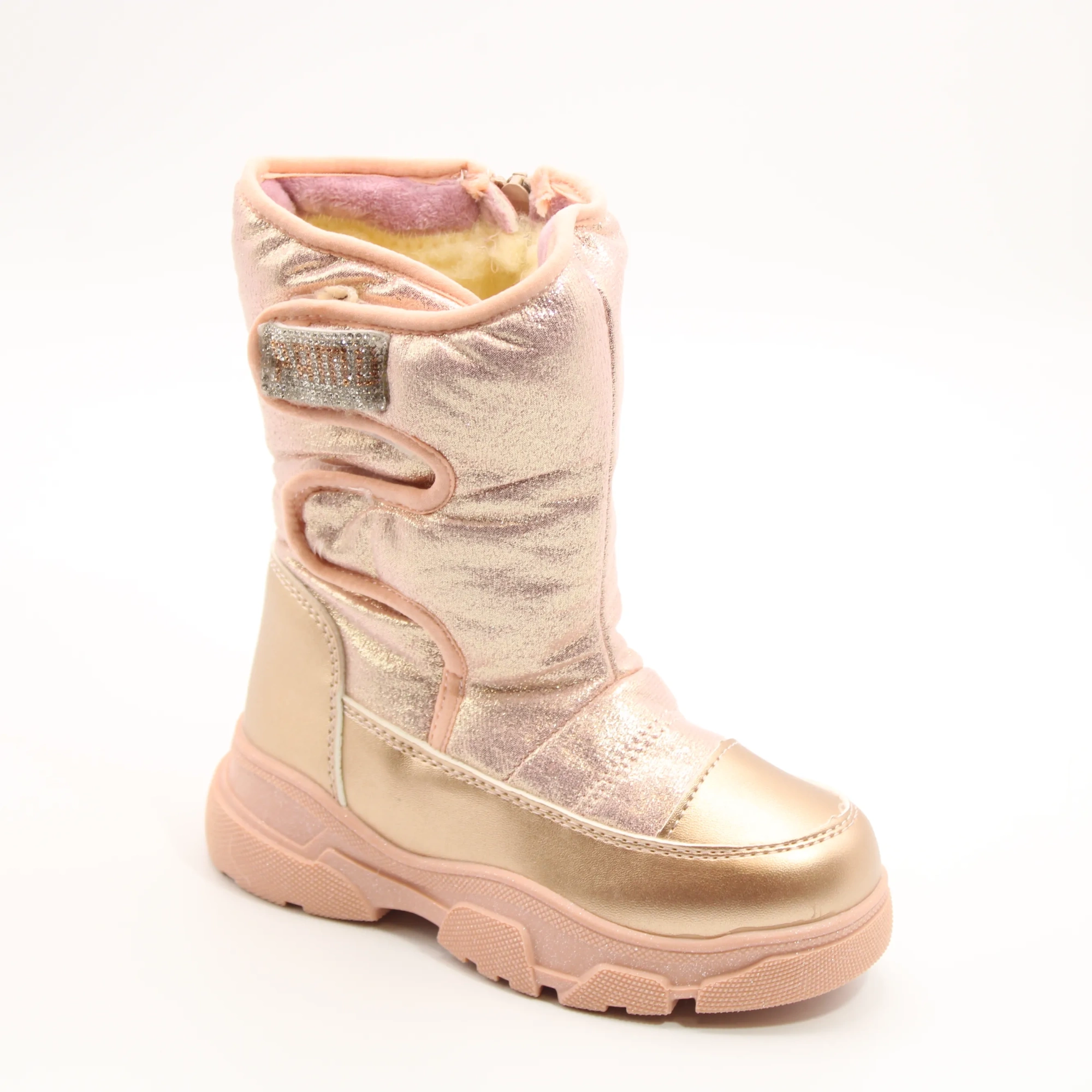 Детские дутики розового цвета SLV BS03-2844