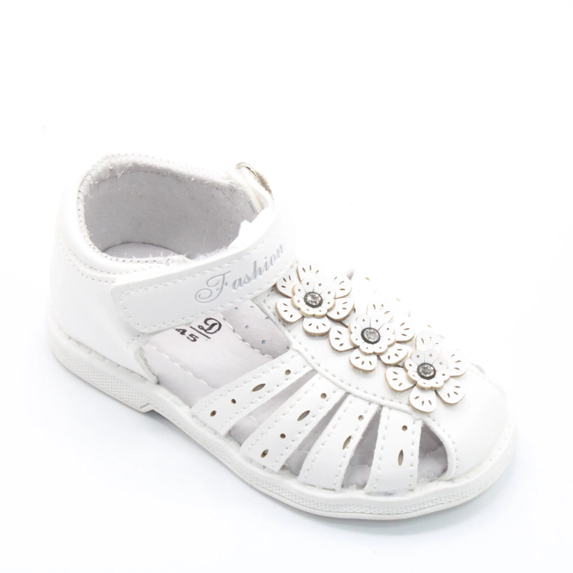 Детские летние босоножки белого цвета М+Д BS06-532