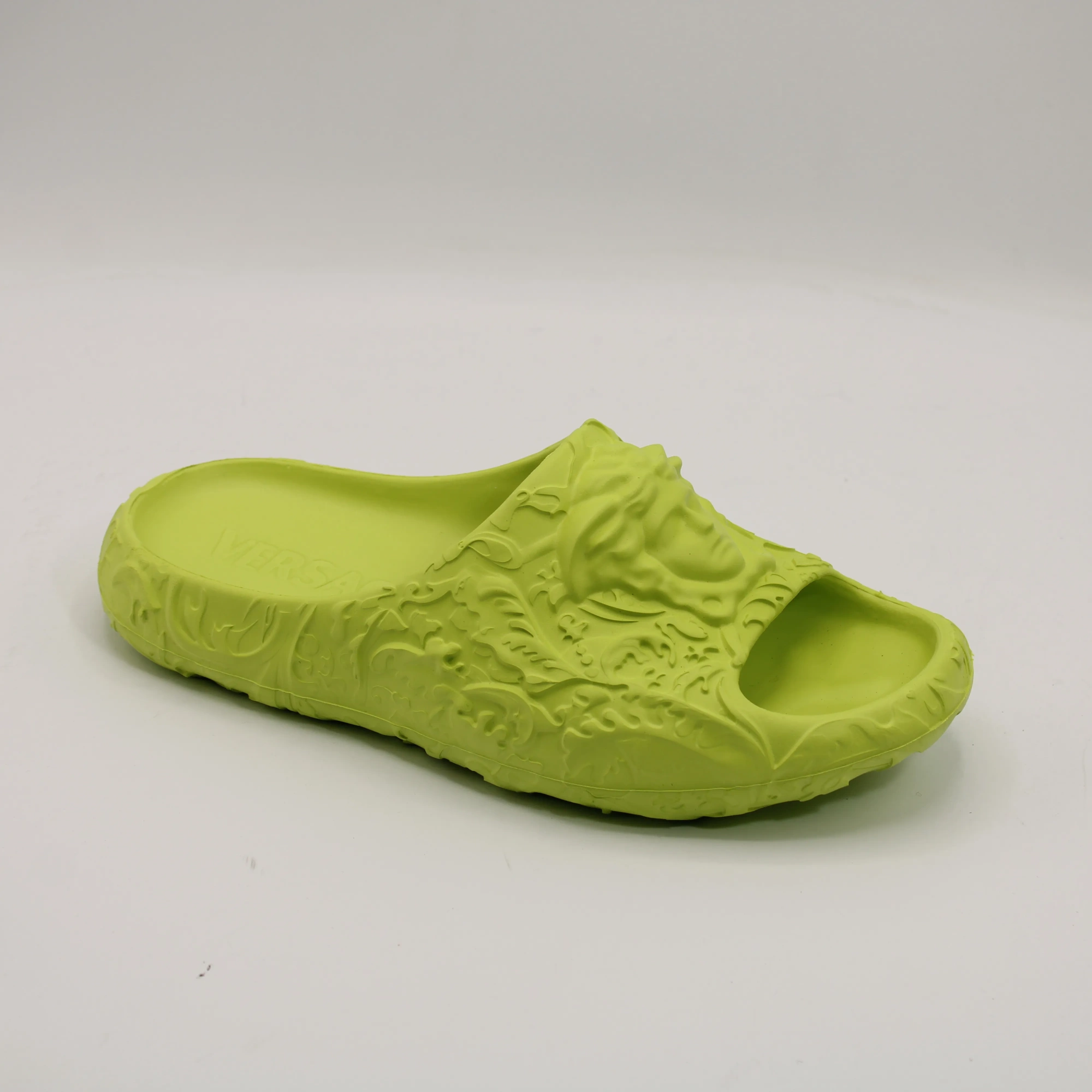 Женские шлепанцы зеленого цвета FASHION BS02-1698