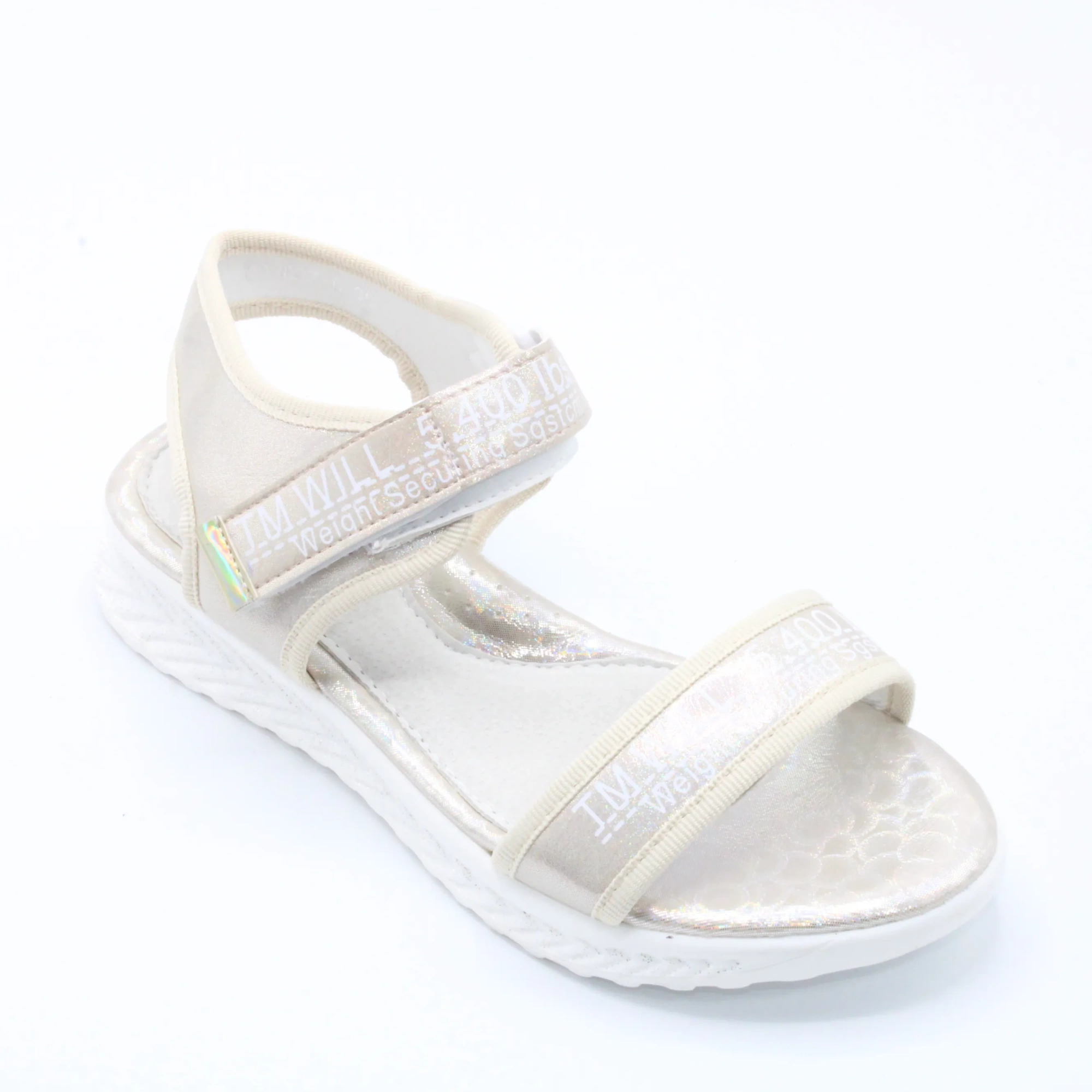 Детские летние босоножки золотого цвета JONG.GOLF BS06-676