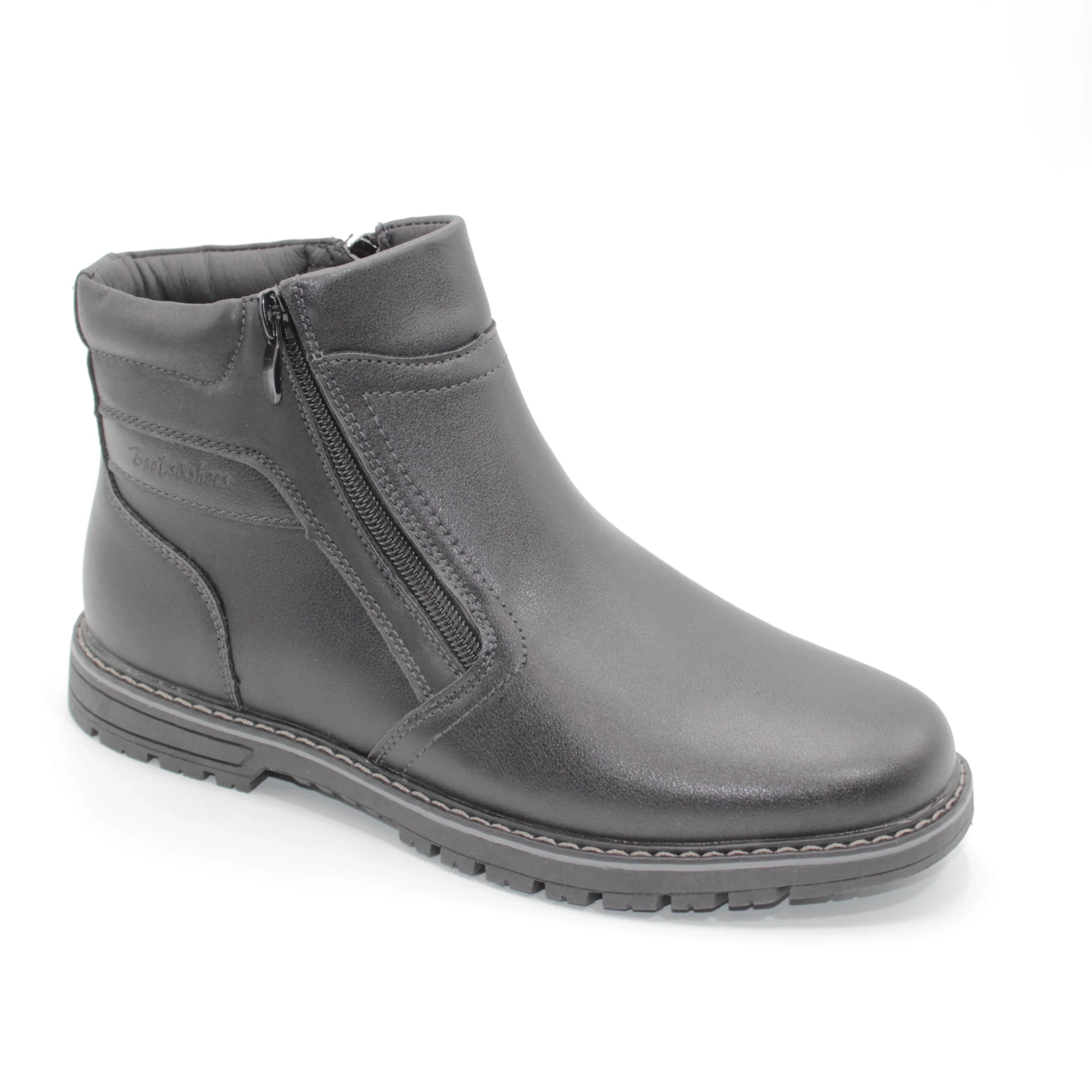 Мужские ботинки черного цвета OLIPAS BS03-2808