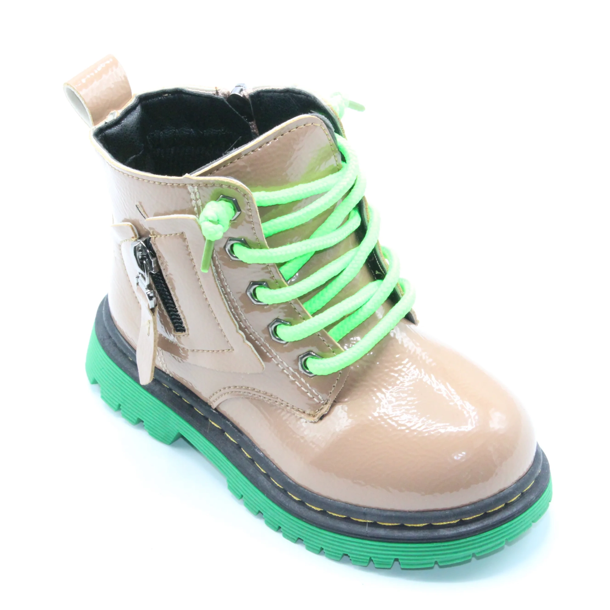 Детские весенние ботинки коричневого цвета BESSKY BS06-542