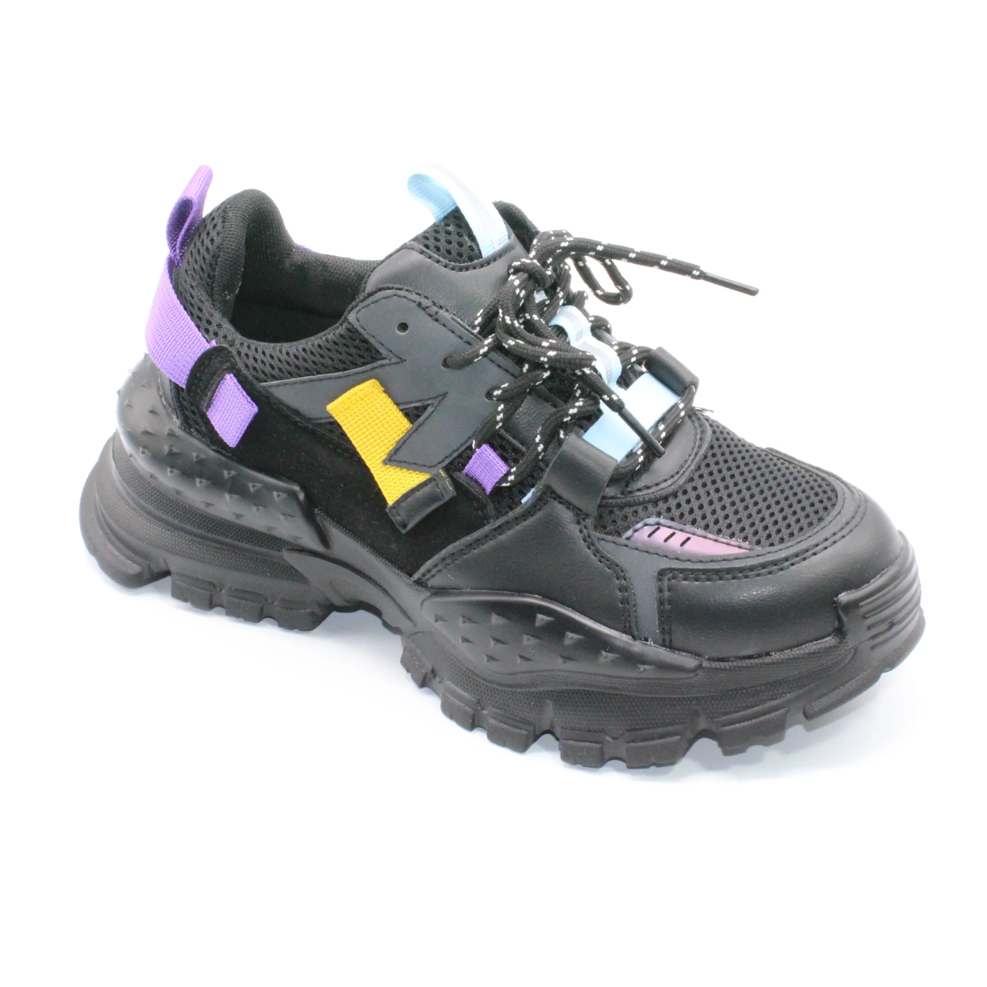 Женские весенние кроссовки черного цвета DINO ALBAT BS02-1085