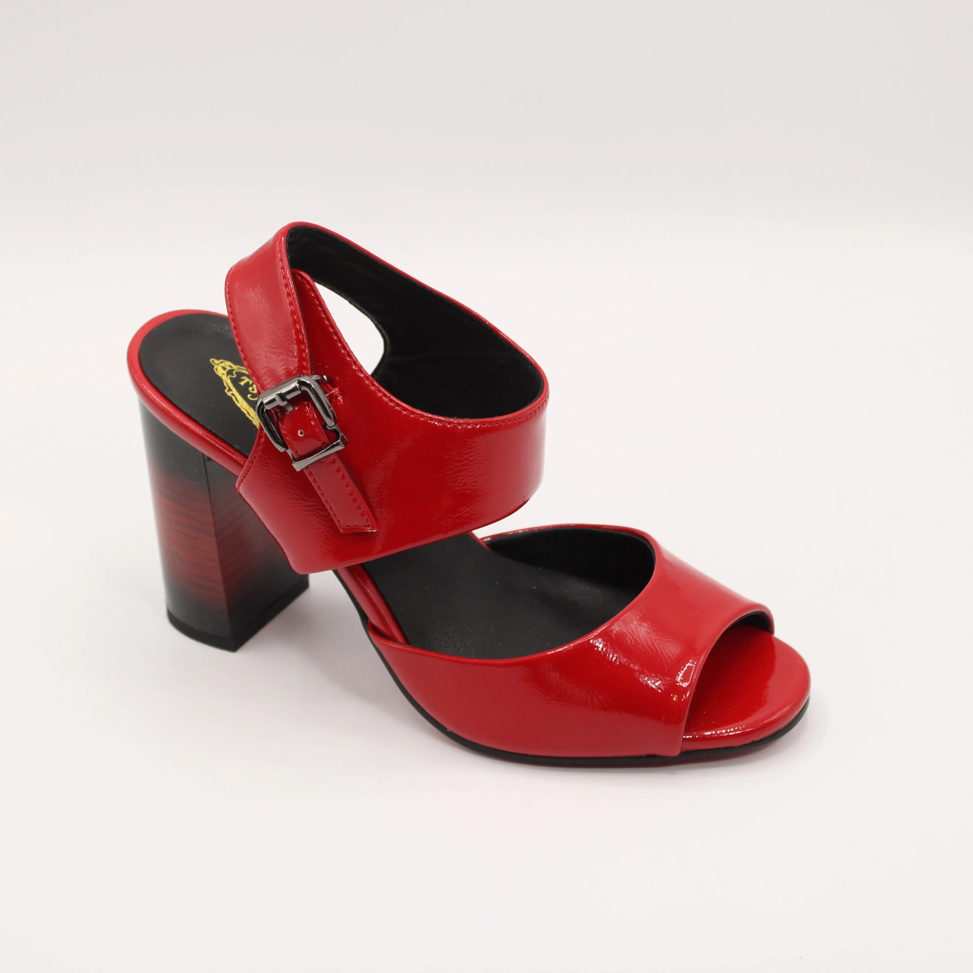 Женские босоножки красного цвета TSJIEMAN BS01-1489