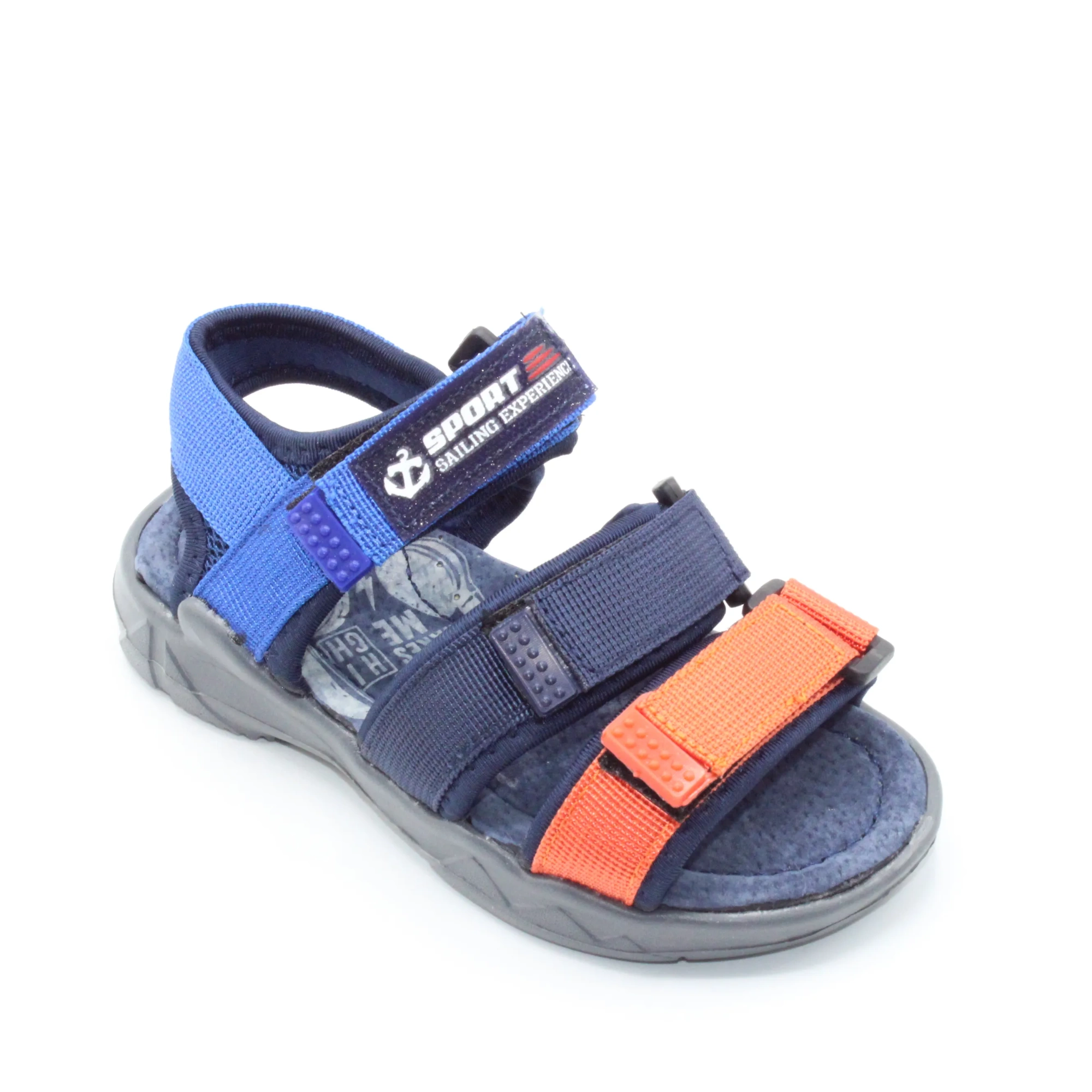 Детские летние босоножки синего цвета М+Д BS03-2609