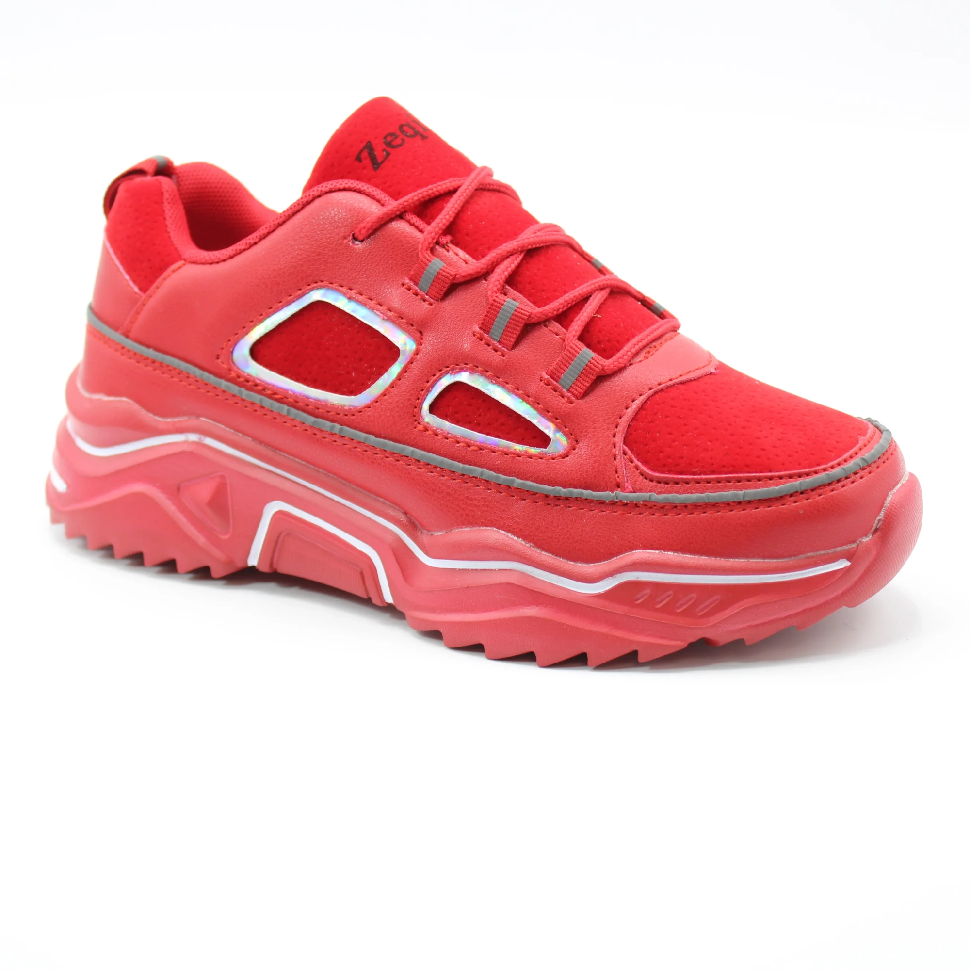 Женские весенние кроссовки красного цвета ZEQI BS01-603