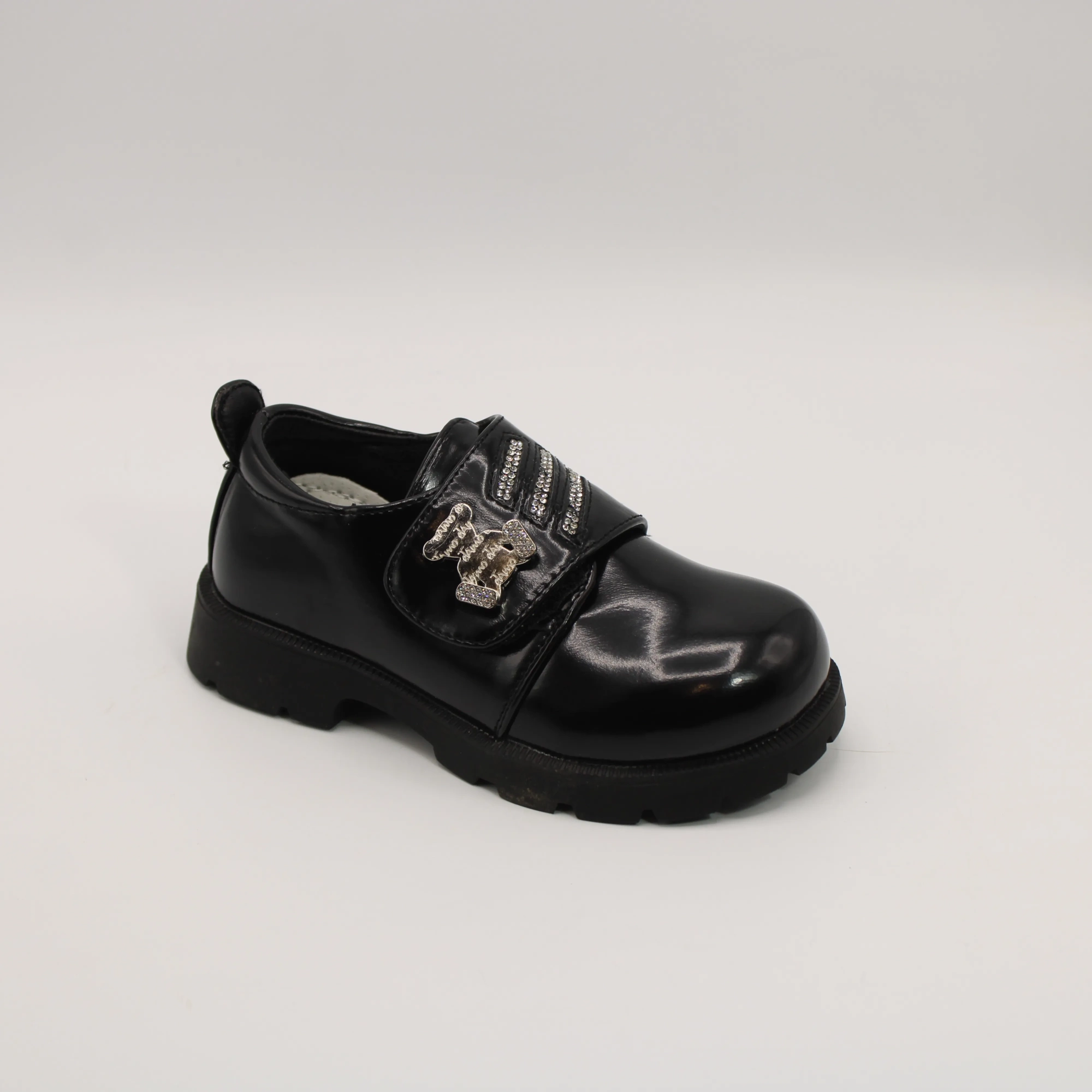 Детские туфли черного цвета YTOP BS03-3397