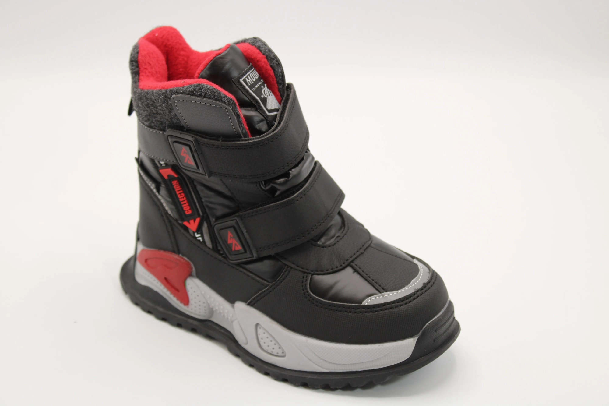 Детские ботинки черного цвета TOM.MIKI BS03-2852