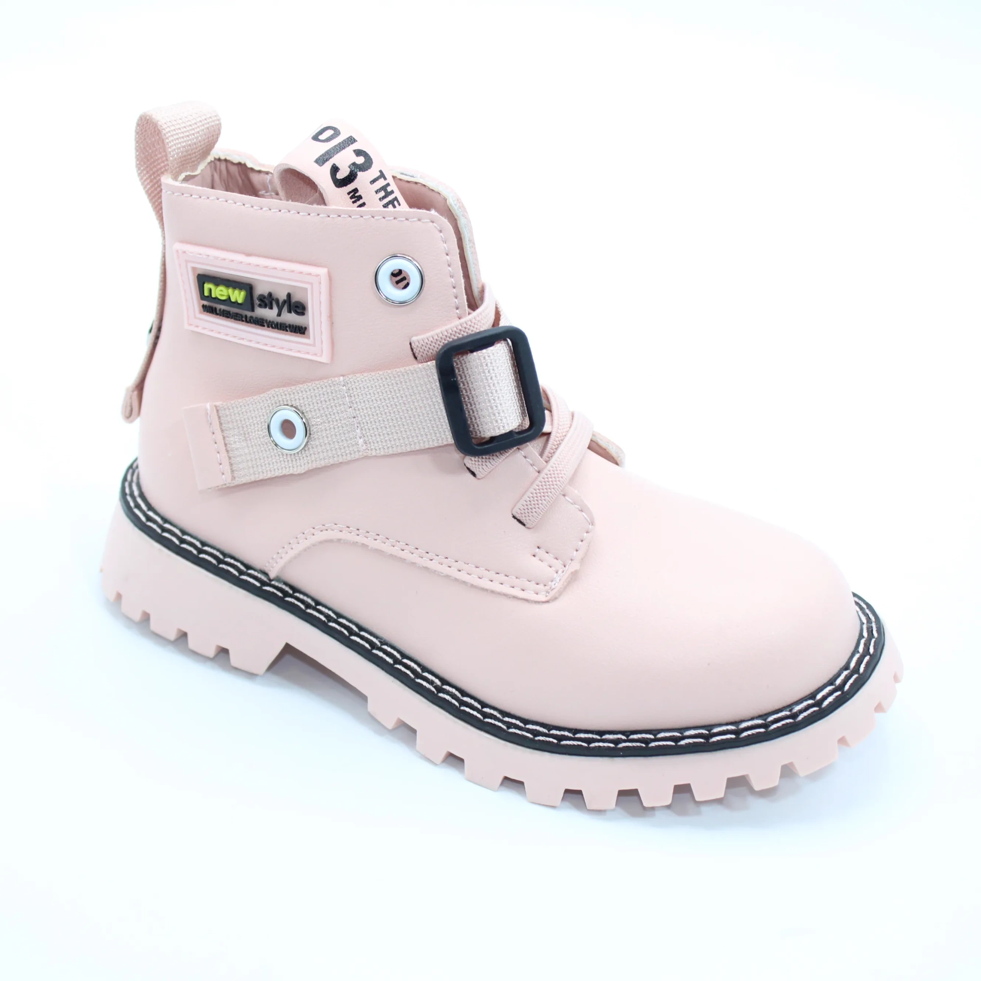 Детские ботинки розового цвета BESSKY BS05-383