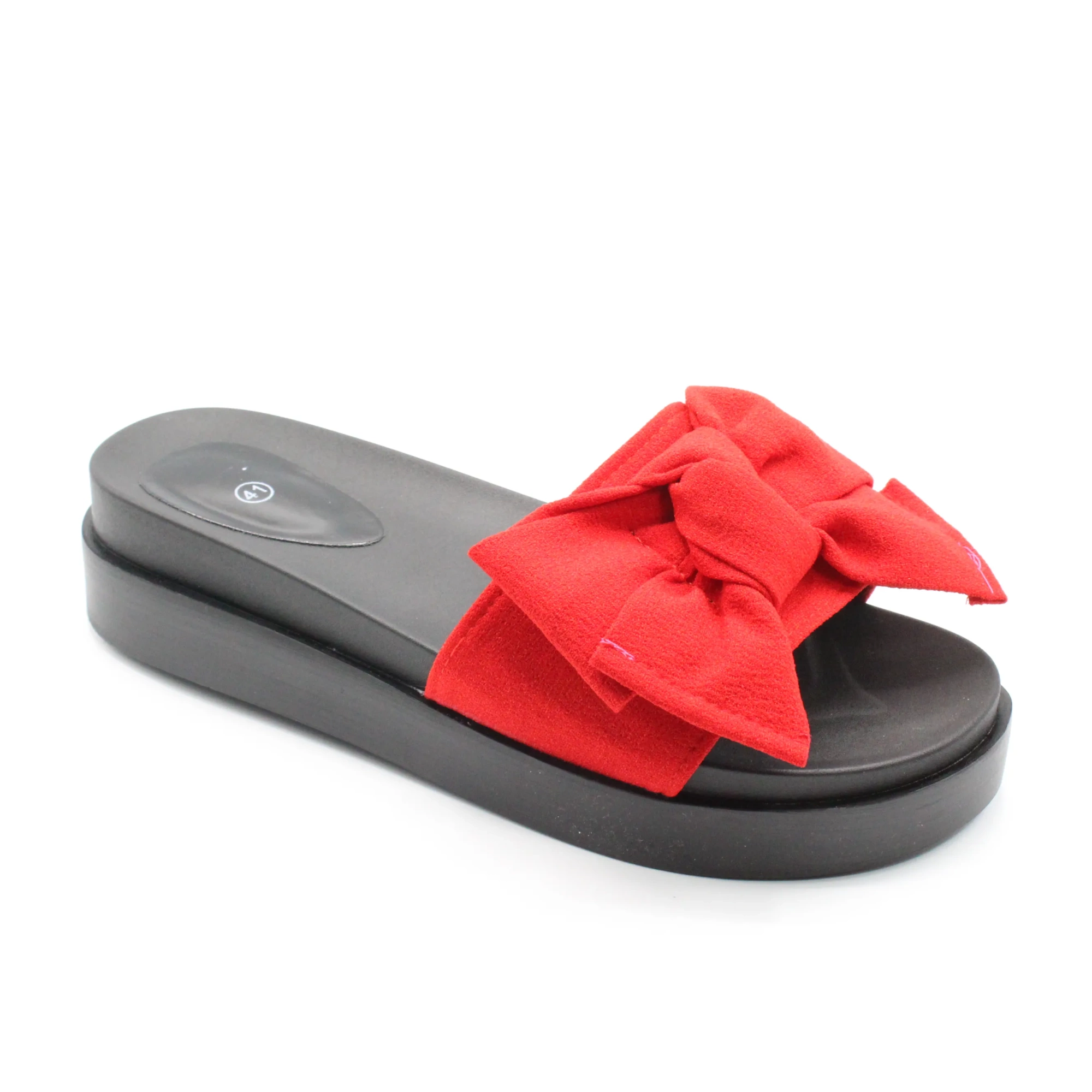 Женские летние шлепанцы красного цвета SANYIDIN BS01-1052