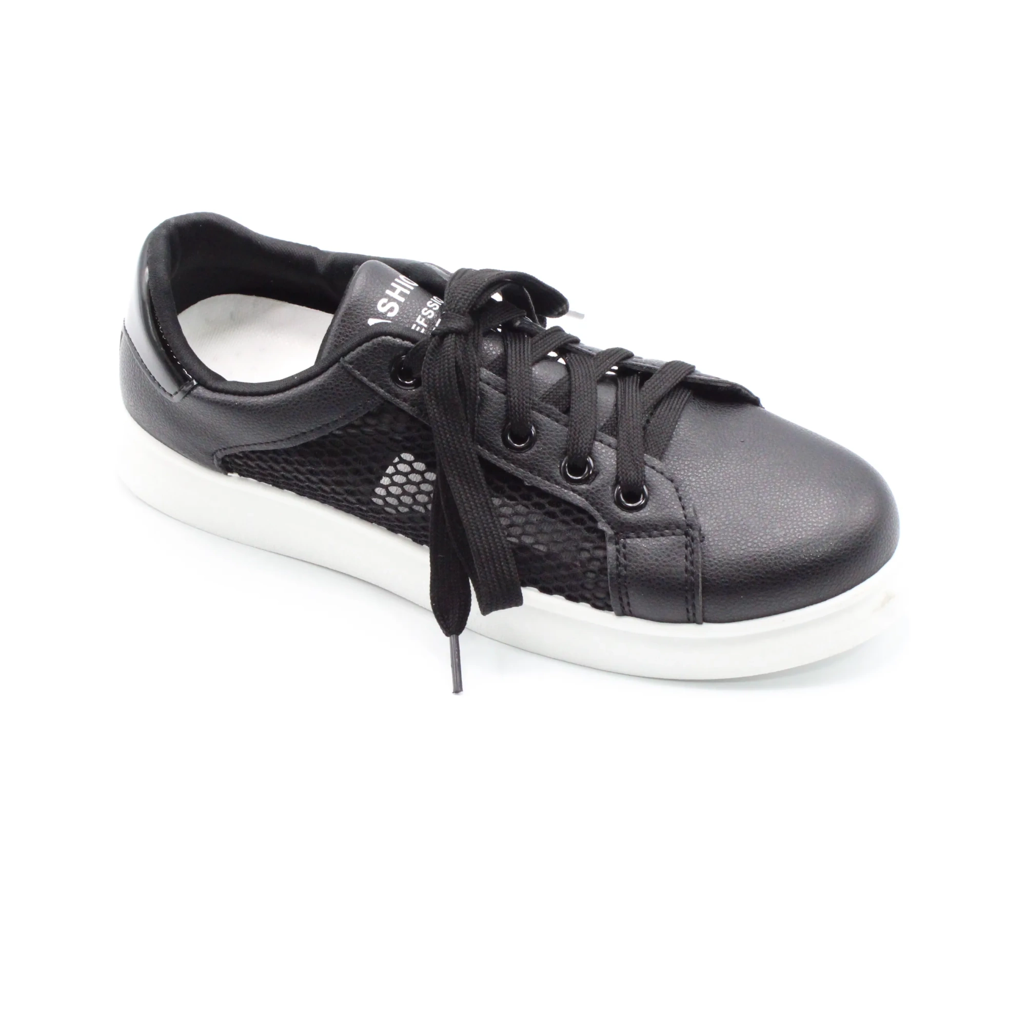 Женские летние кеды черного цвета КЛЮЧНИК BS02-1168