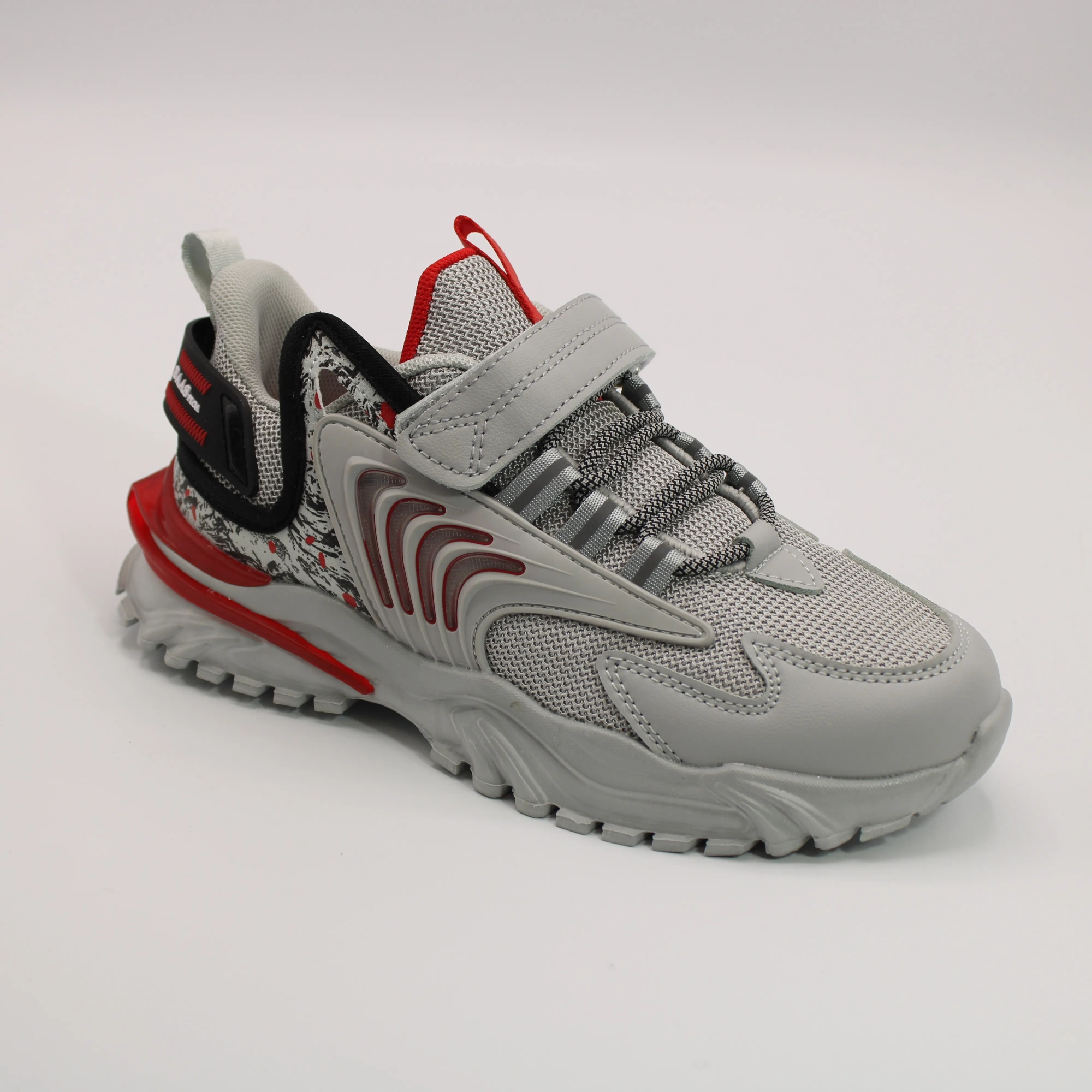 Детские кроссовки серого цвета BAAS BS03-2921