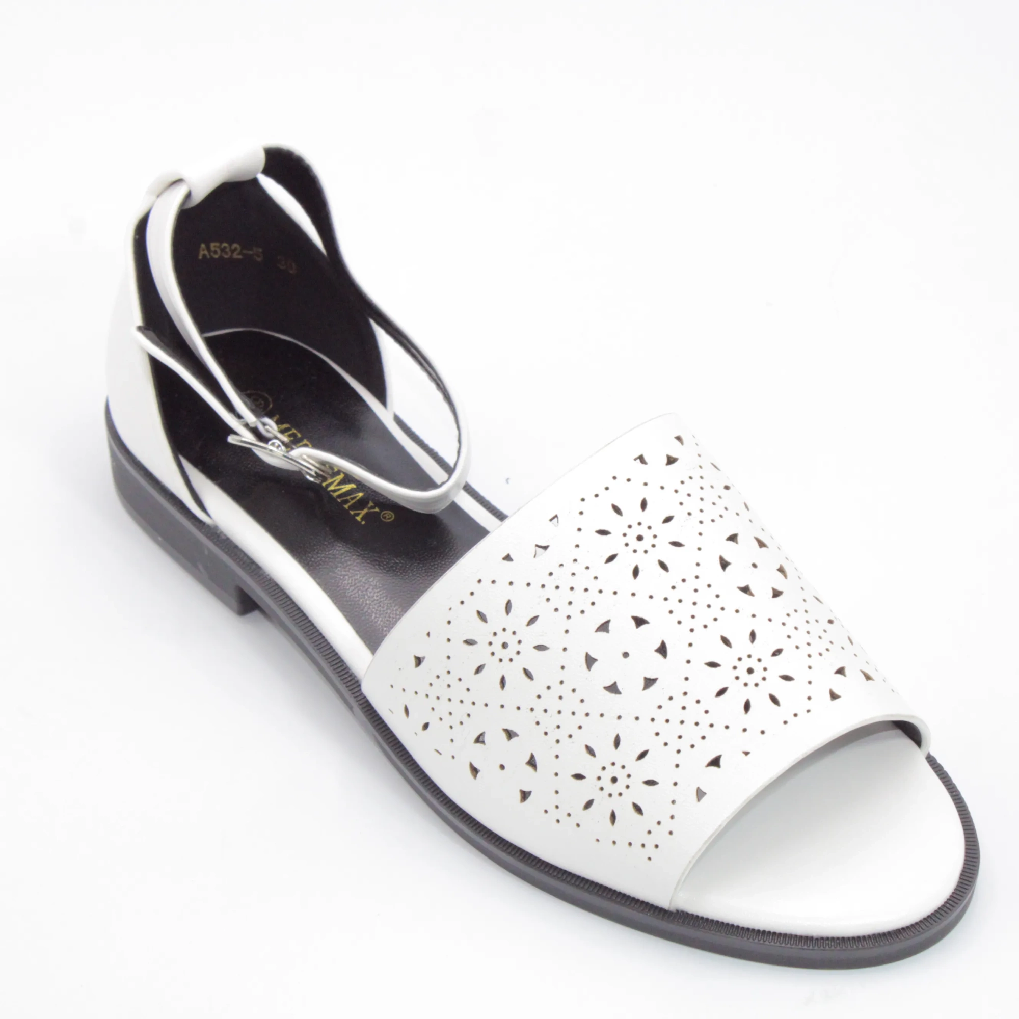 Женские летние босоножки белого цвета MERGE BS01-1092