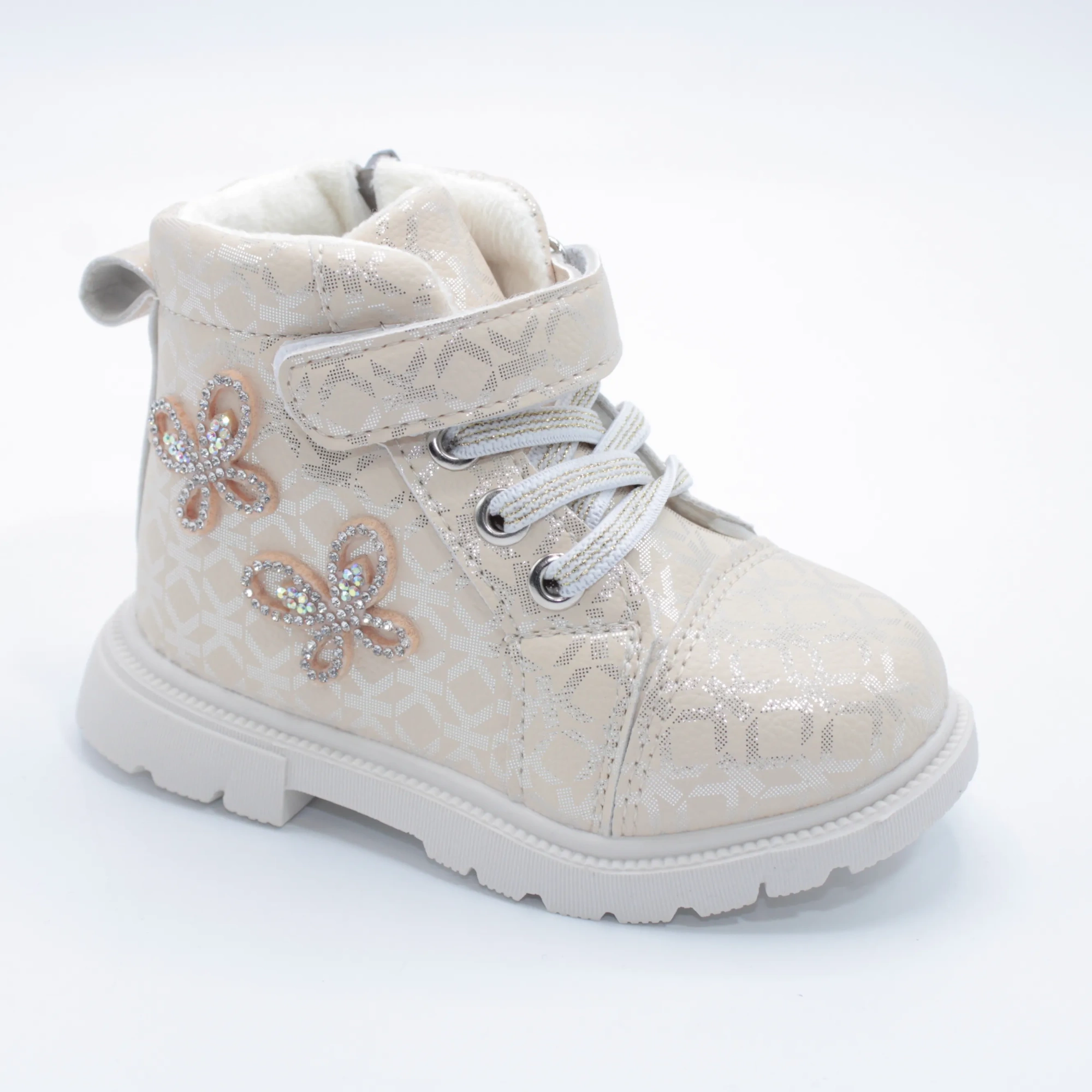 Детские ботинки бежевого цвета М+Д BS06-925