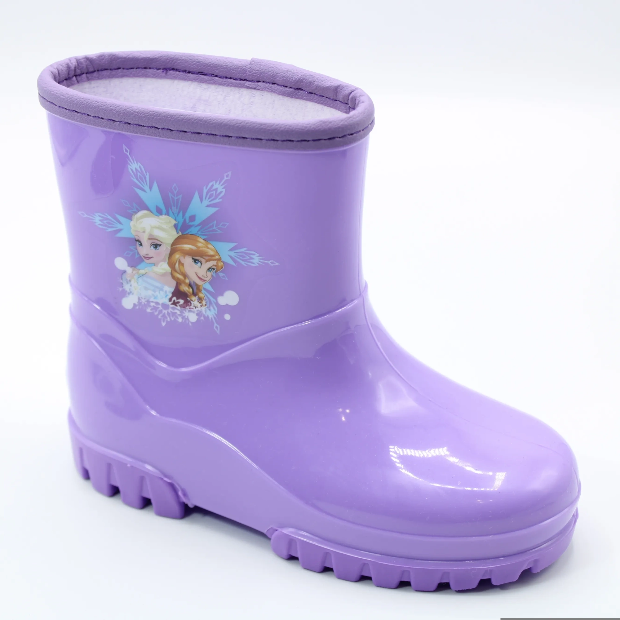 Детские осенние резиновые сапоги сиреневого цвета БРИС-БОСФОР BS06-198