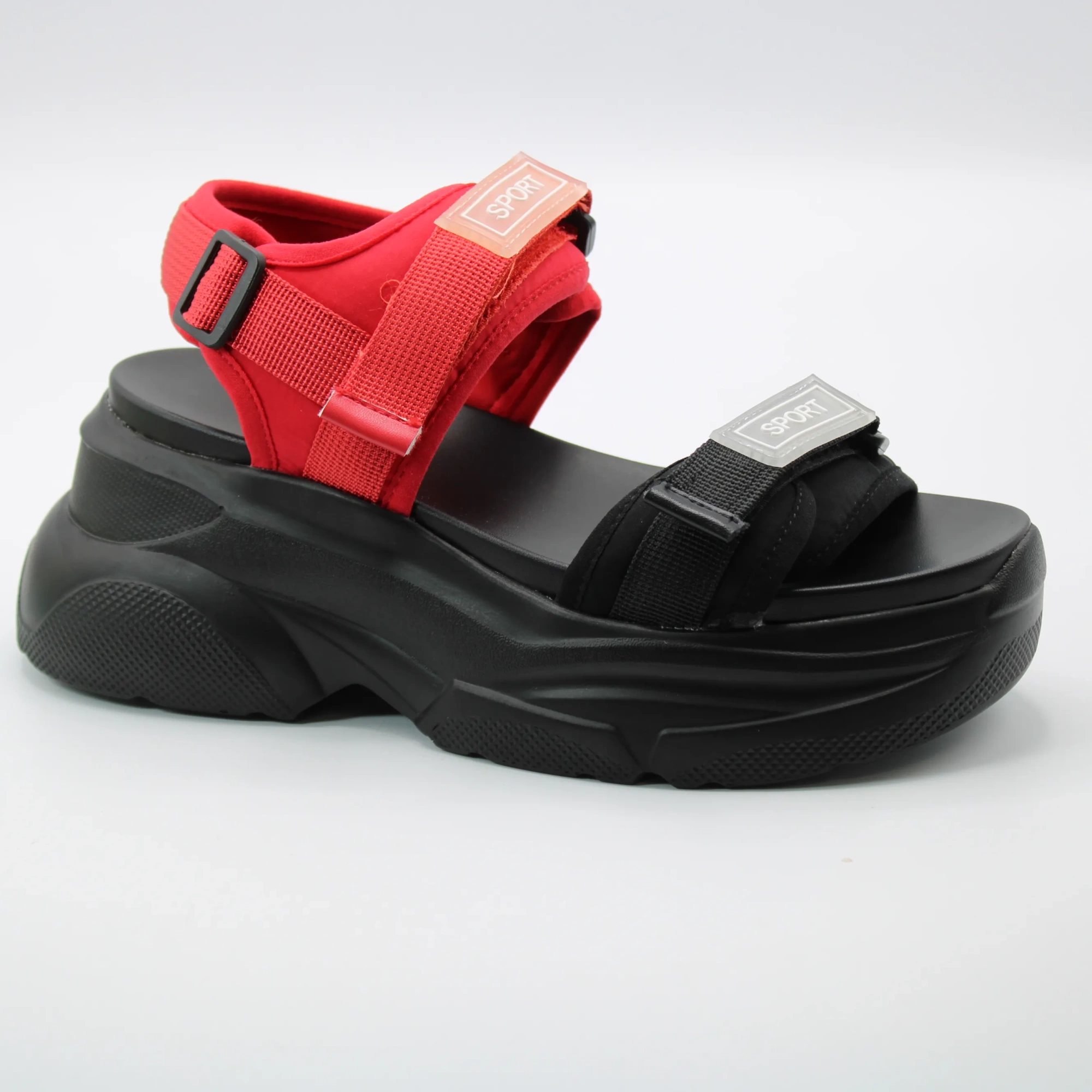 Женские летние босоножки красного цвета SANYIDIN BS01-753