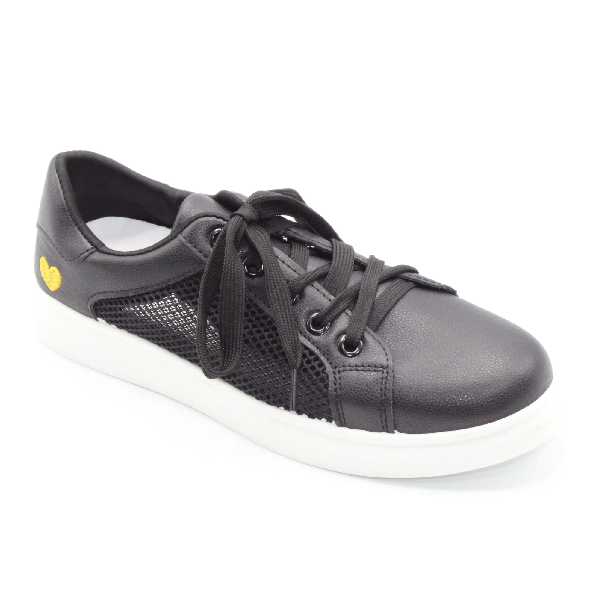 Женские летние кеды черного цвета SHAMILU BS01-1050