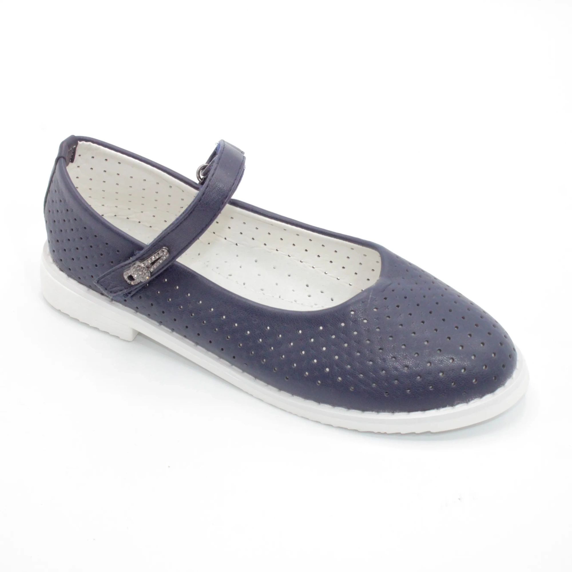 Детские туфли синего цвета MEITESI BS06-807