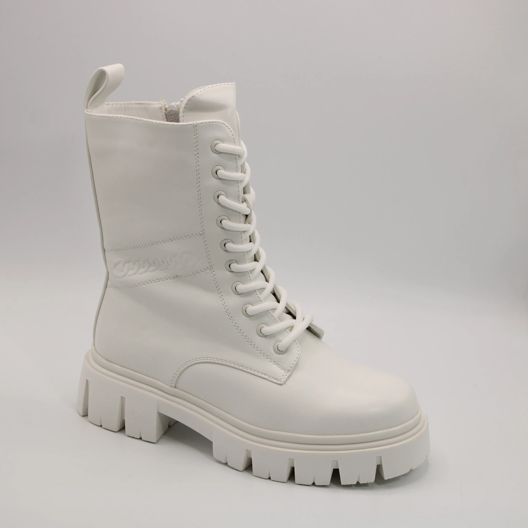 Женские ботинки белого цвета белого цвета DINO ALBAT BS01-1387