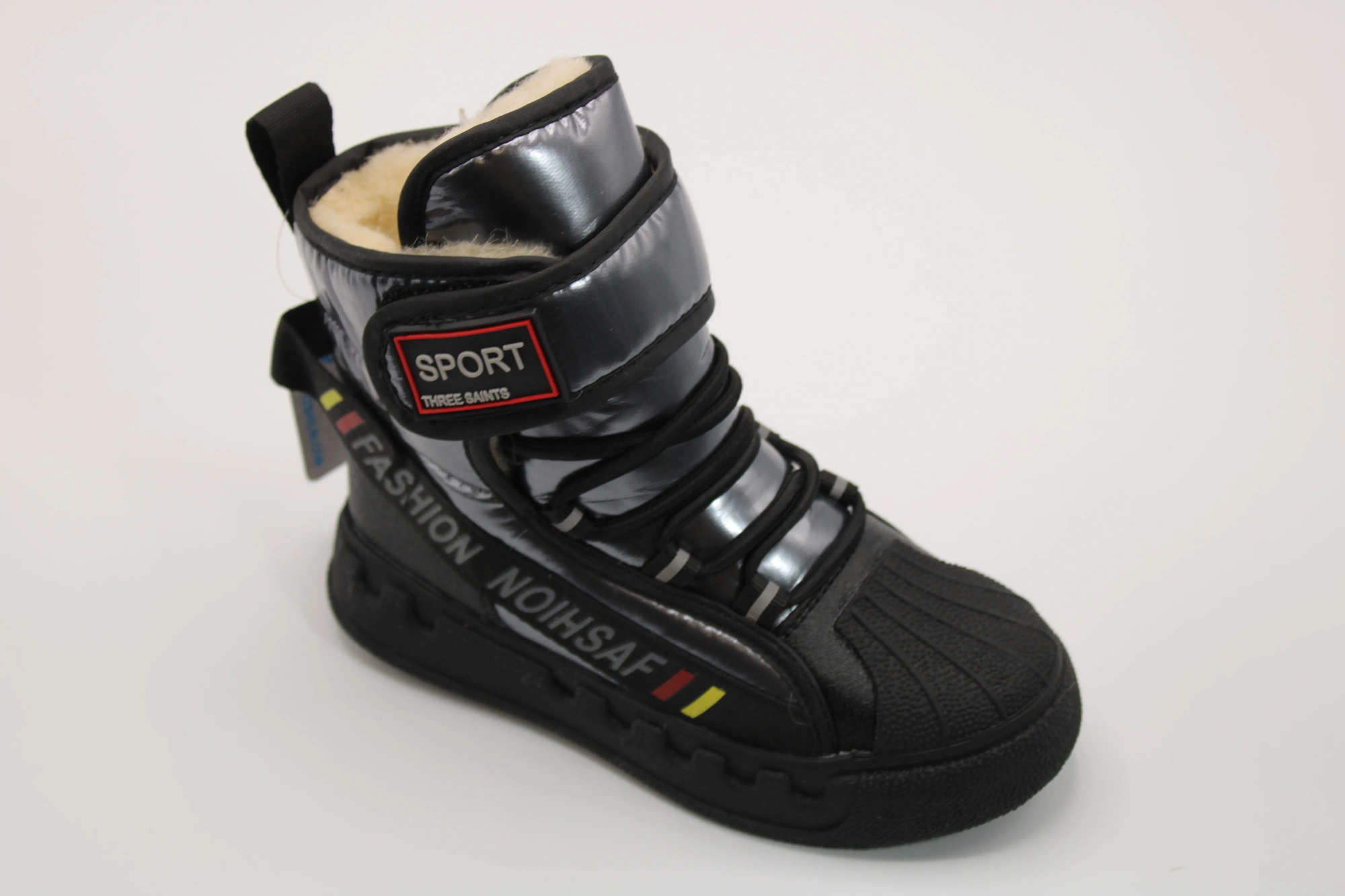 Детские дутики серебряного цвета BESSKY BS05-472