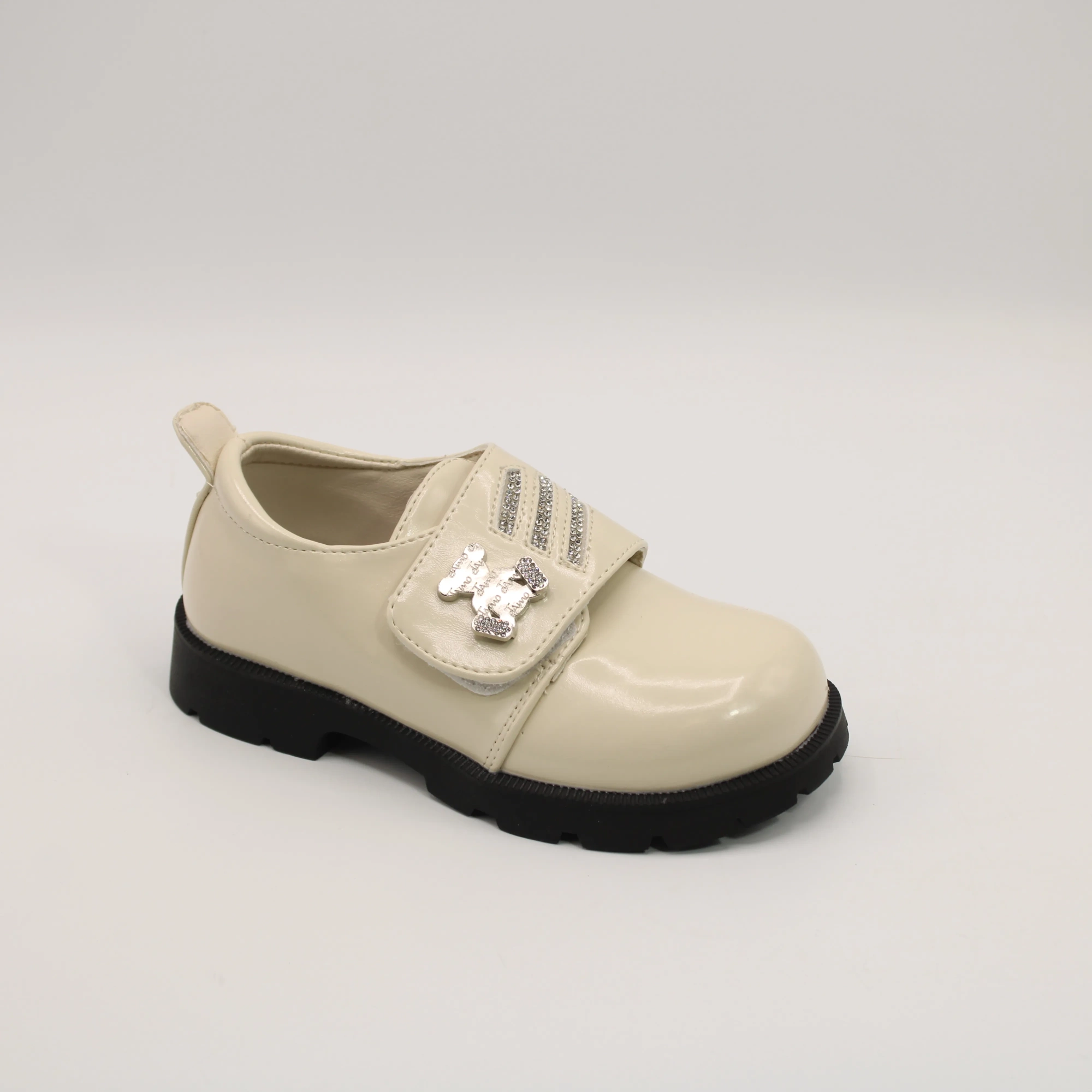 Детские туфли бежевого цвета YTOP BS03-3396