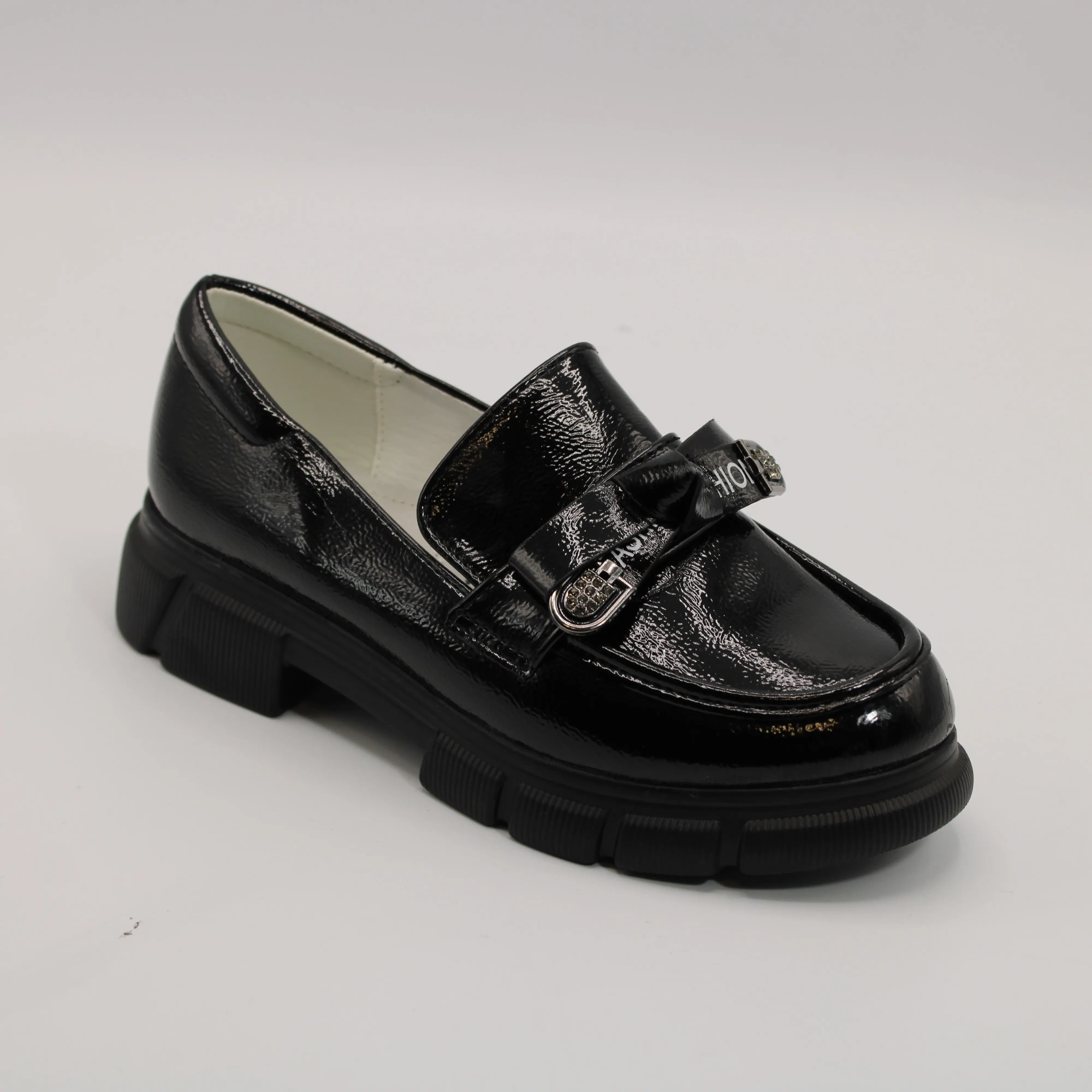 Детские туфли черного цвета LUРA KIDS BS03-3063