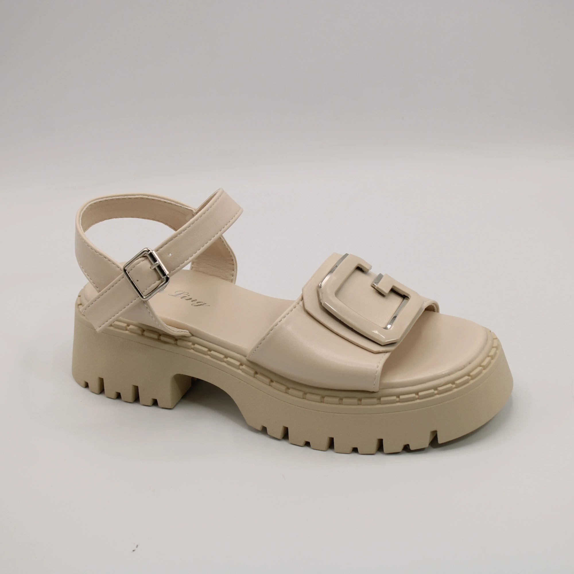 Женские босоножки бежевого цвета JIN JING BS02-1704