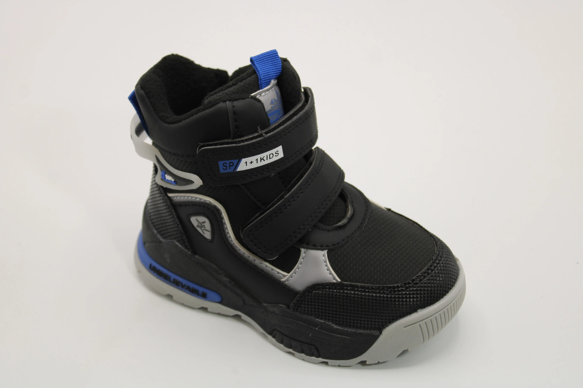 Детские ботинки черного цвета МАЛЫЙ ЗРИТЕЛЬ BS06-1309