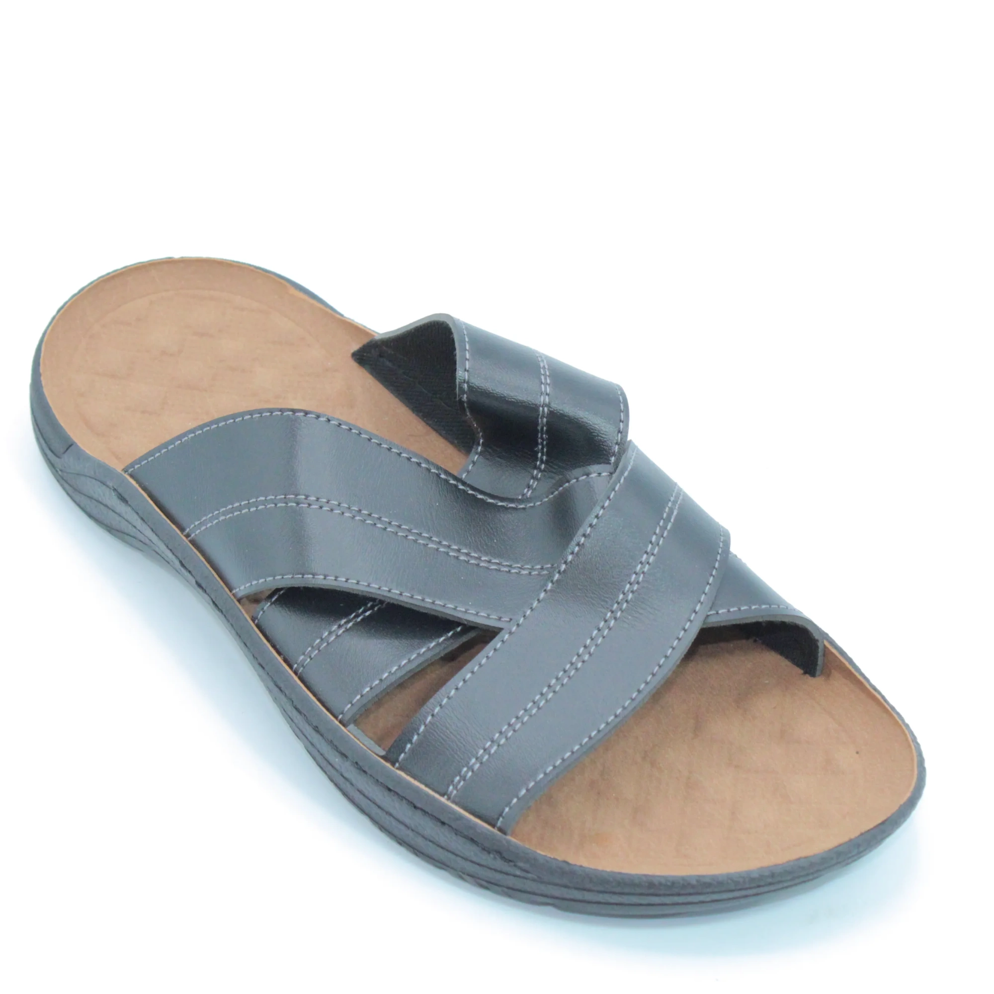 Мужские летние шлепанцы черного цвета GEZER BS02-1209