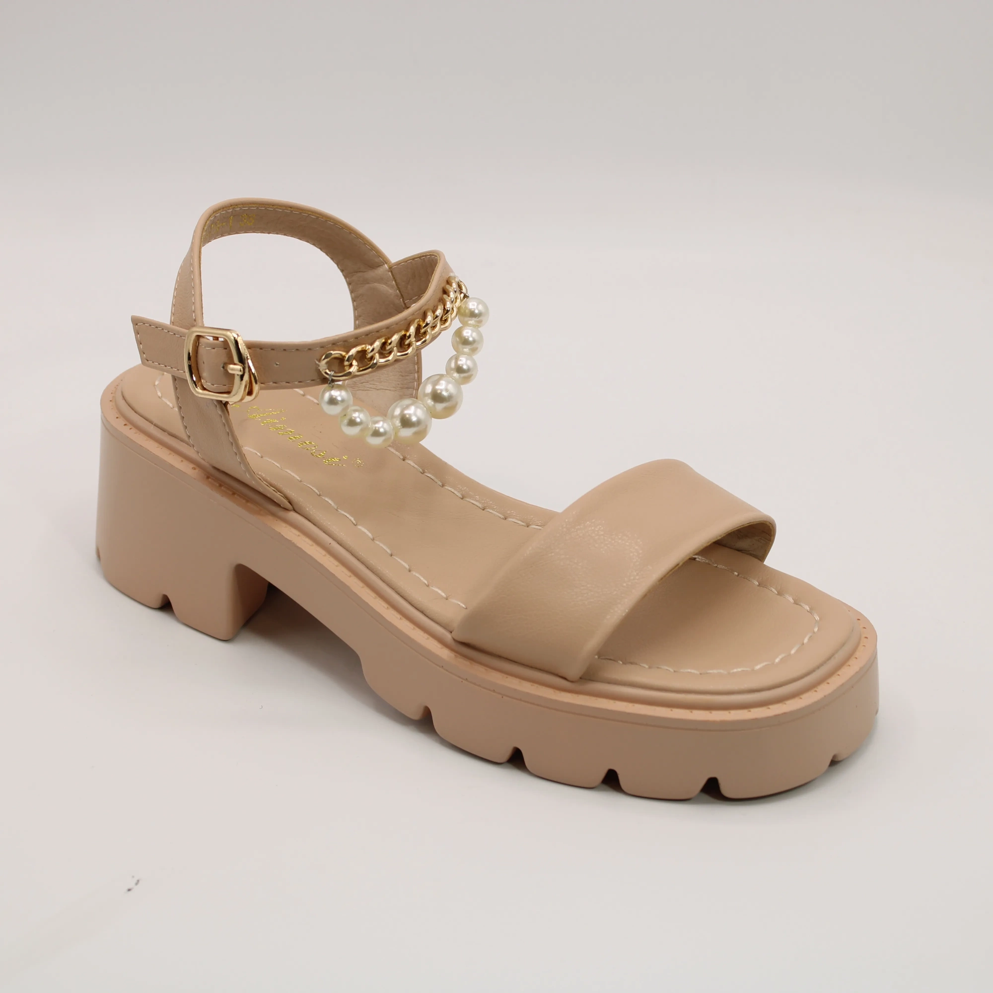 Женские босоножки бежевого цвета AIMOSI BS01-1271