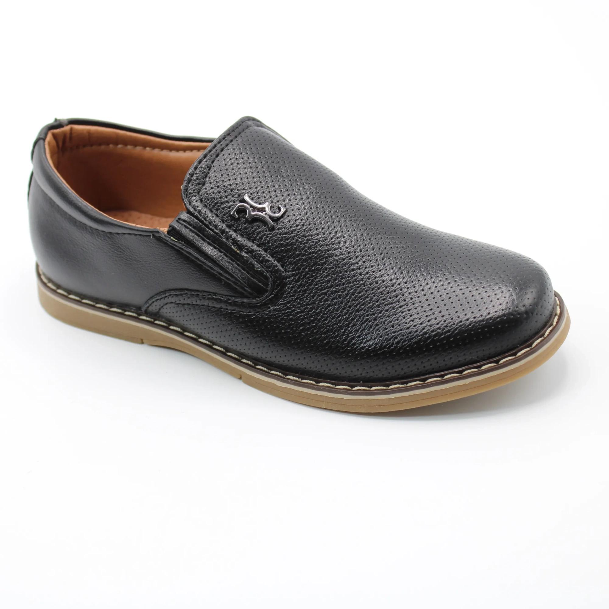 Детские осенние туфли черного цвета OLIPAS BS03-2255