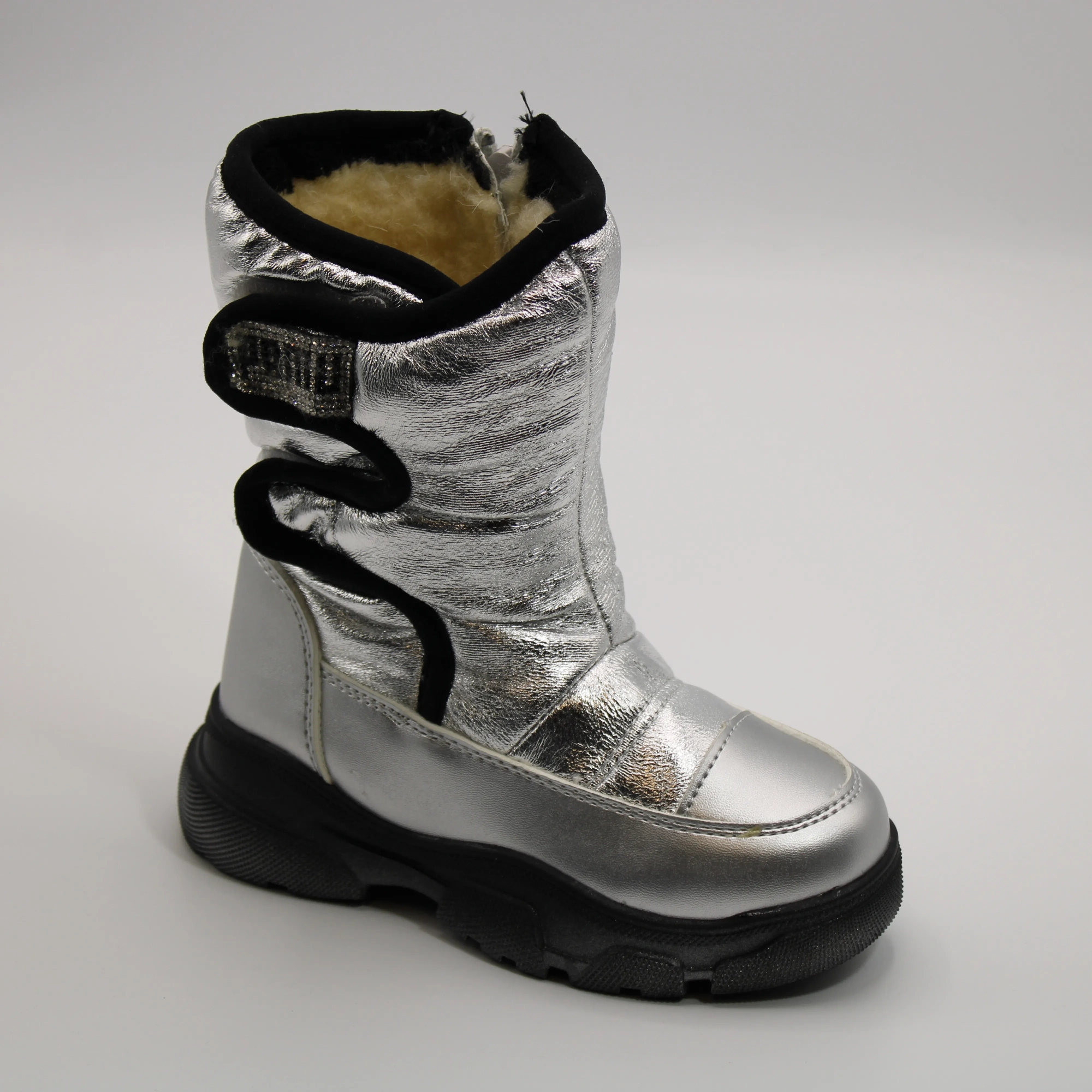 Детские дутики серебряного цвета SLV BS05-448