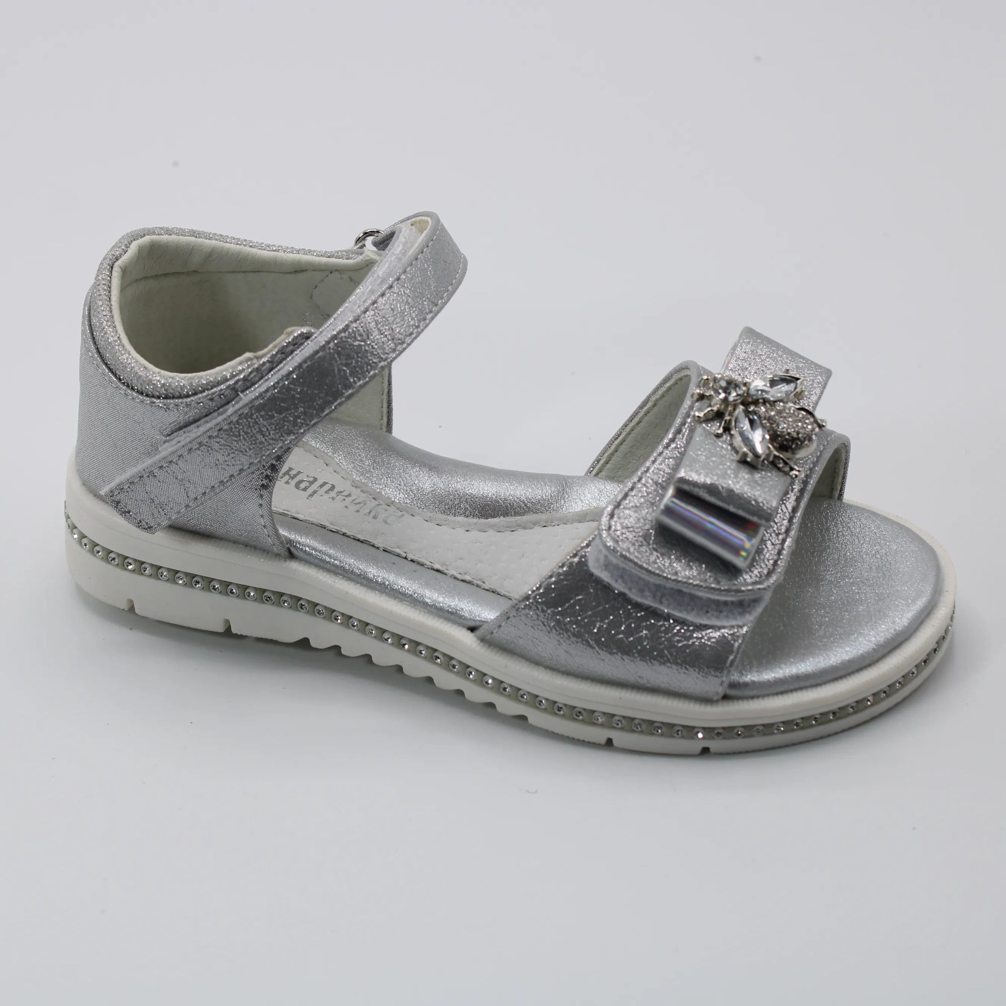 Детские летние босоножки серого цвета КАНАРЕЙКА BS06-231